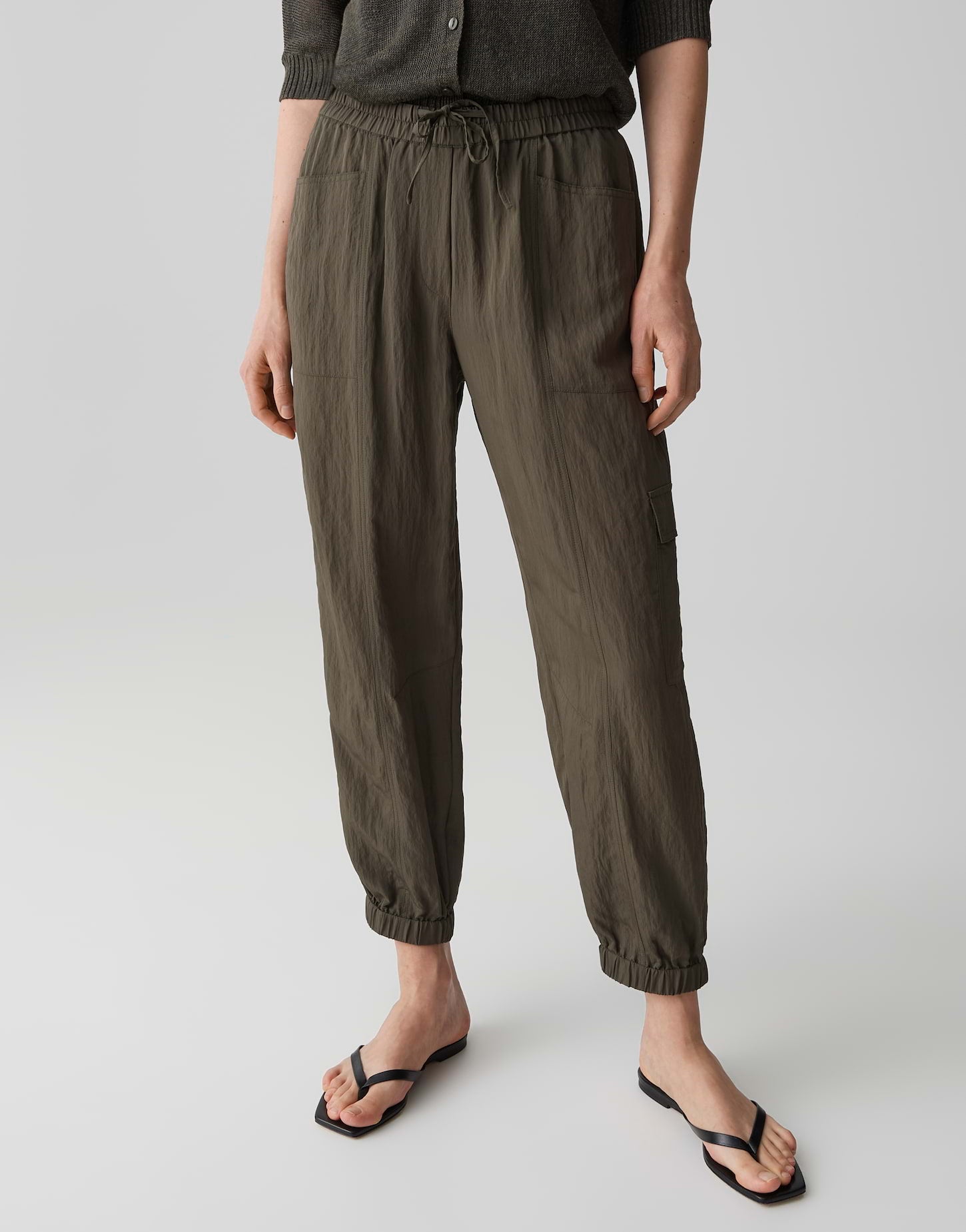 Opus Damen Hosen Deep Green
