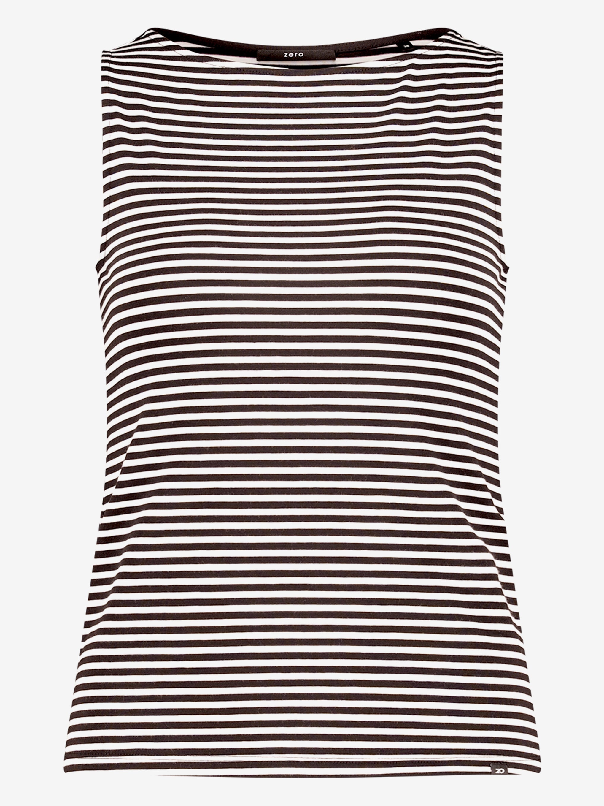 Zero Damen Blusen Brown/White