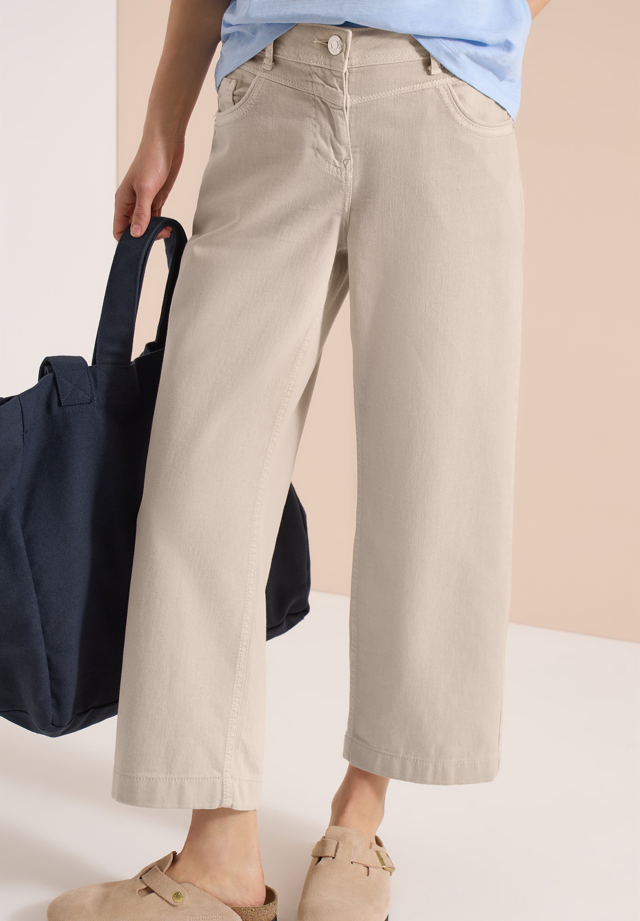 Cecil Damen Hosen Pearl Bei