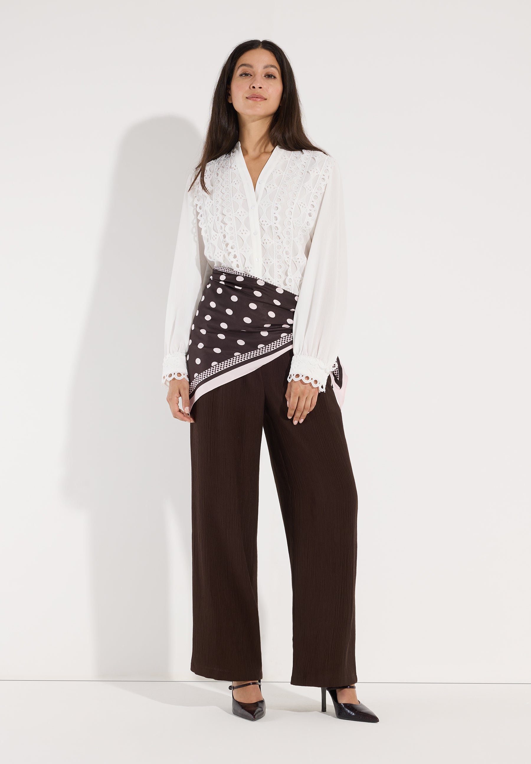 More & More Damen Blusen Off White