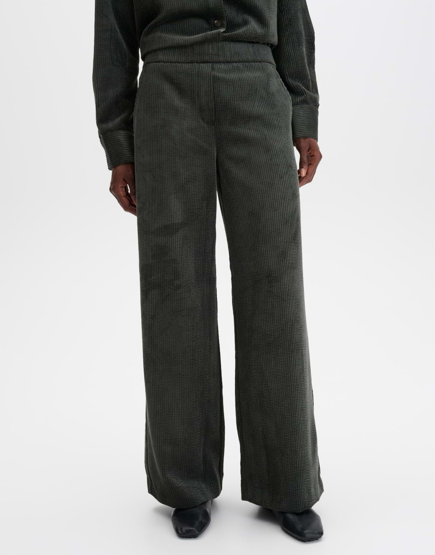 Someday Damen Hosen Midnight Olive
