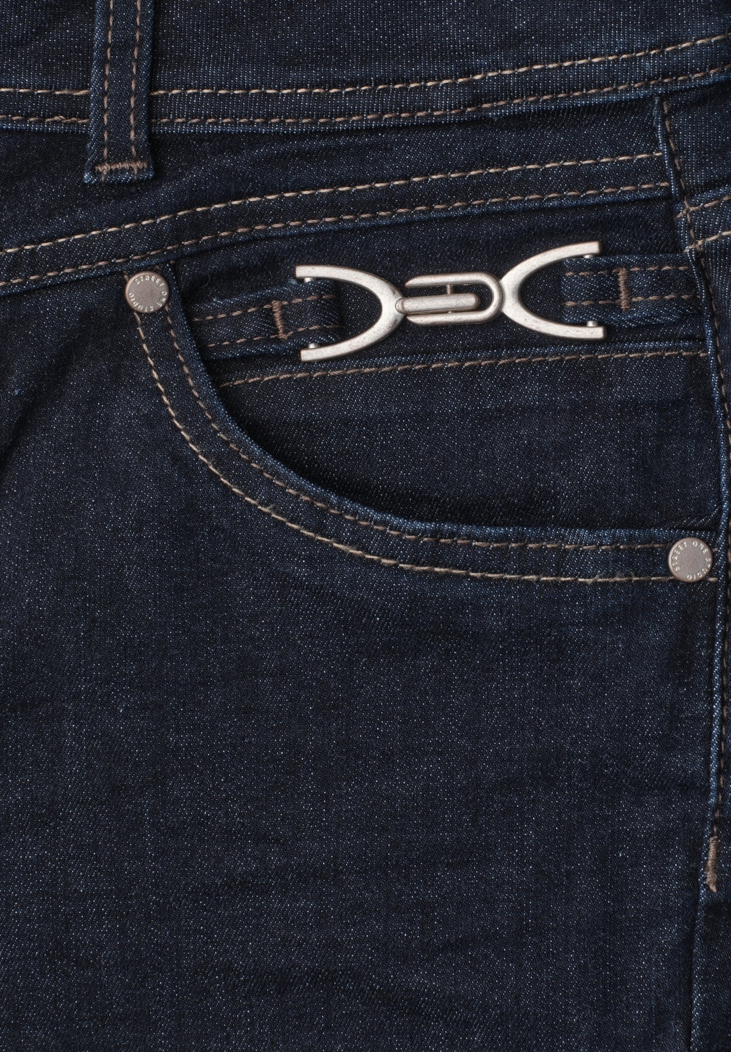 Street One Studio Damen Hosen Rinsed Wa