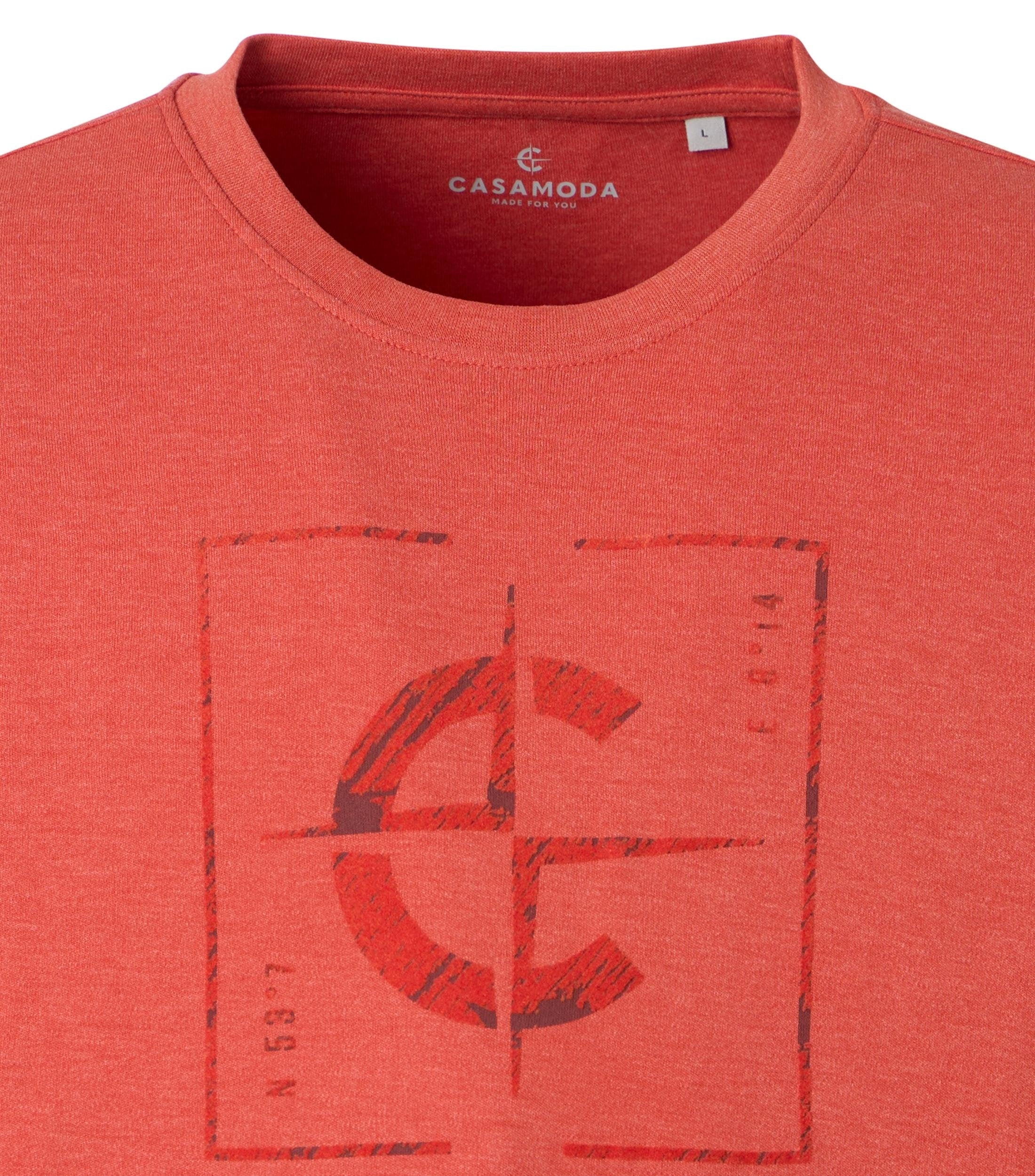 Casa Moda Herren T-Shirts kurz Rot