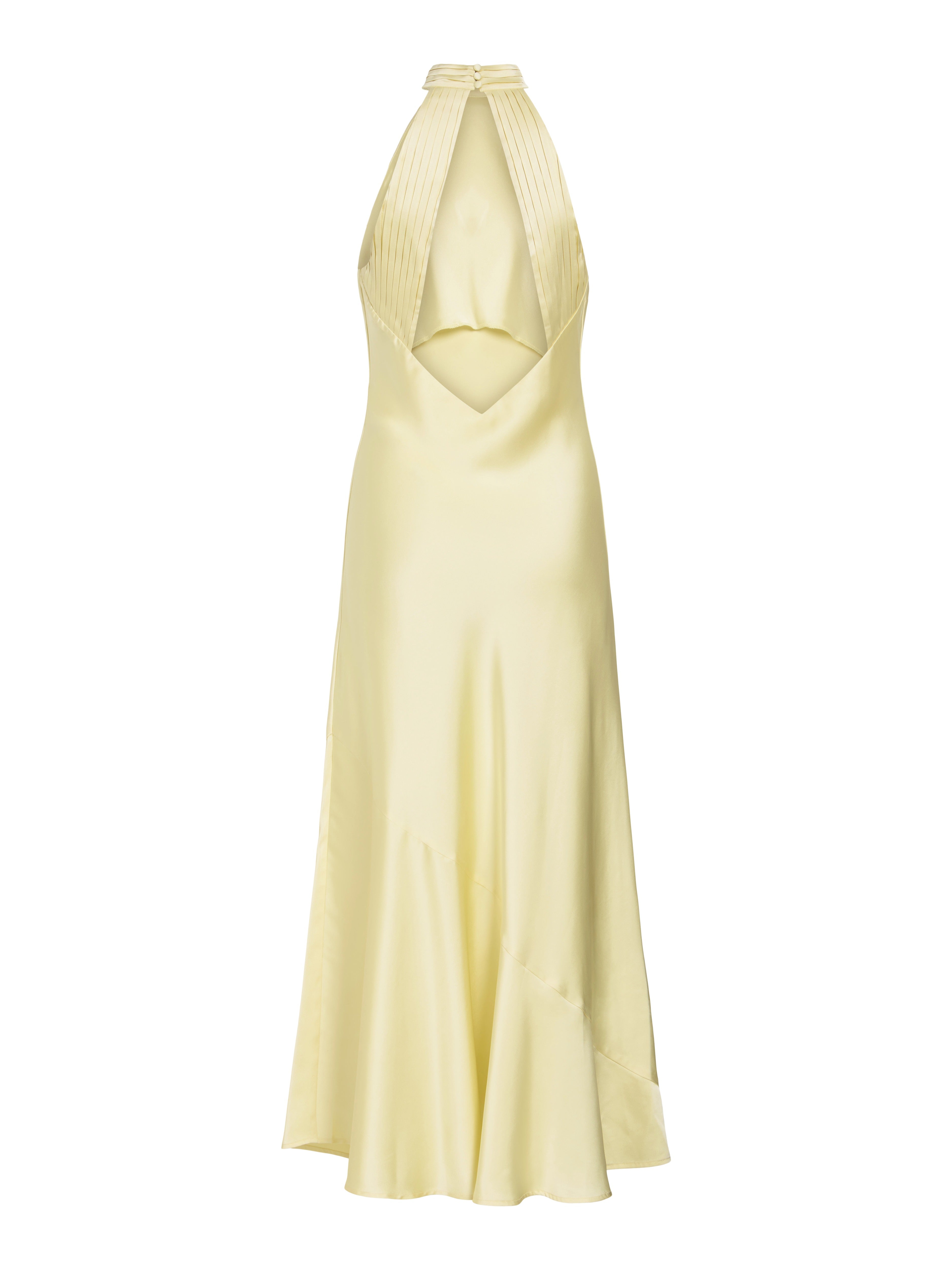 Vila Damen Kleider Pastel Yellow