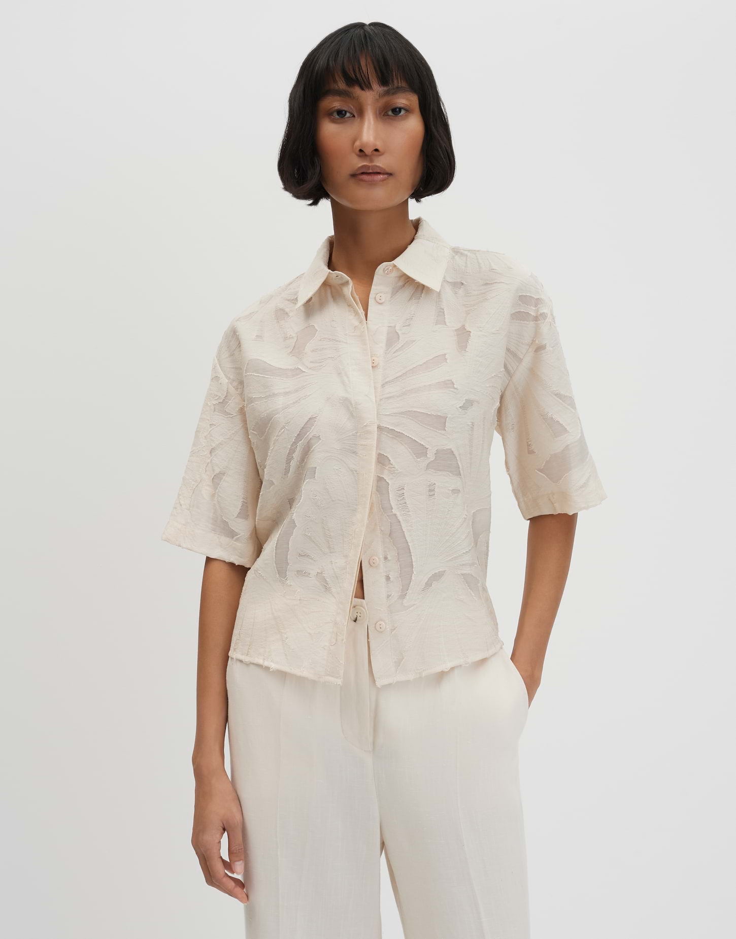 Someday Damen Blusen Natural Glaze