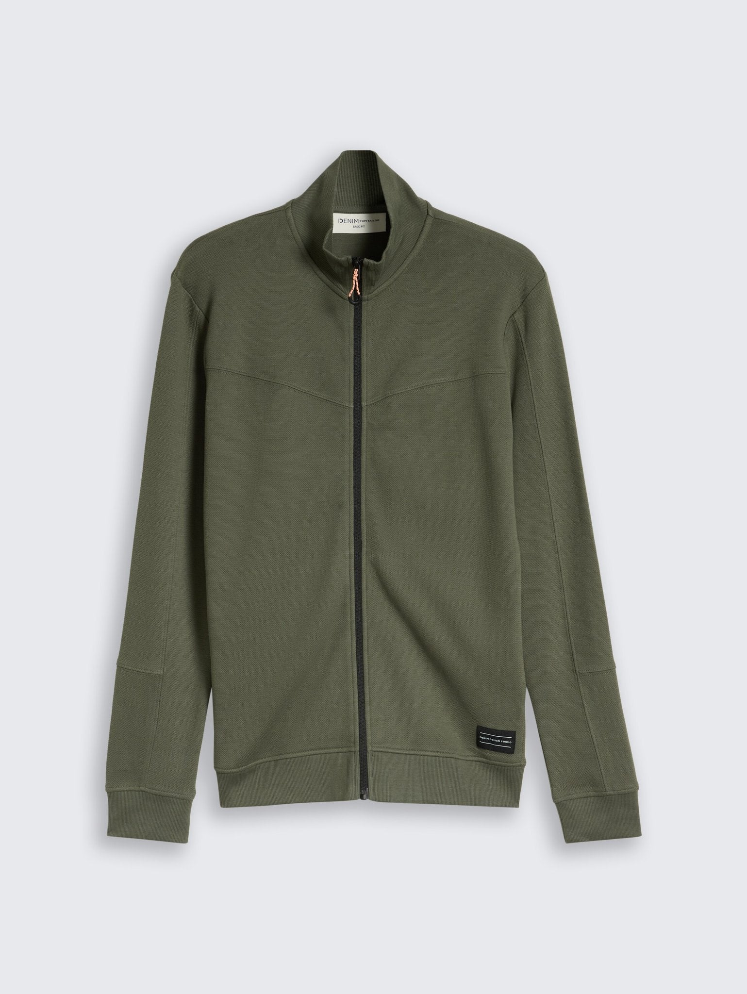 Tom Tailor denim Herren Sweatjacken Urban Olive Gre