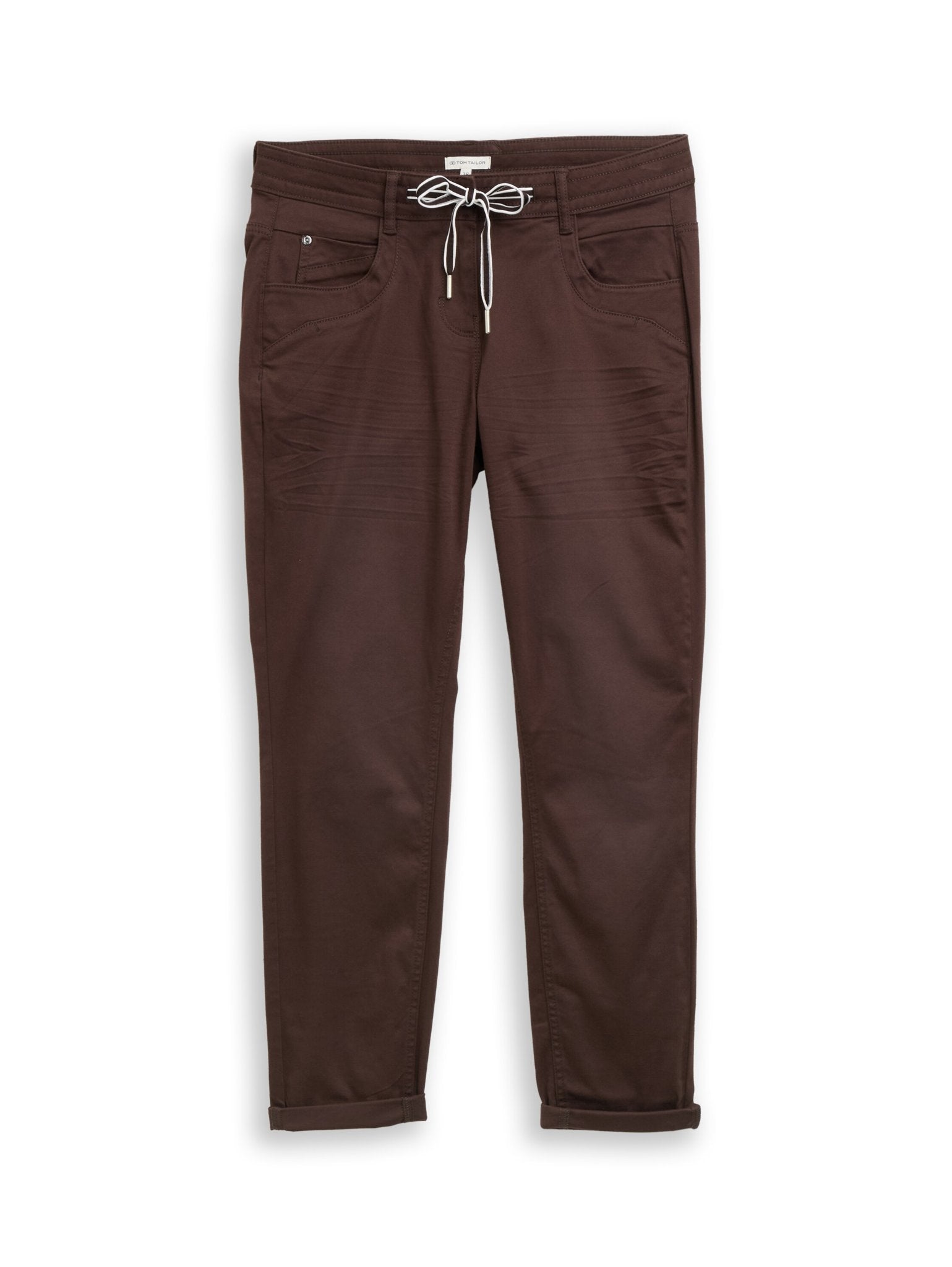 Tom Tailor Damen Hosen Java Dark Brown