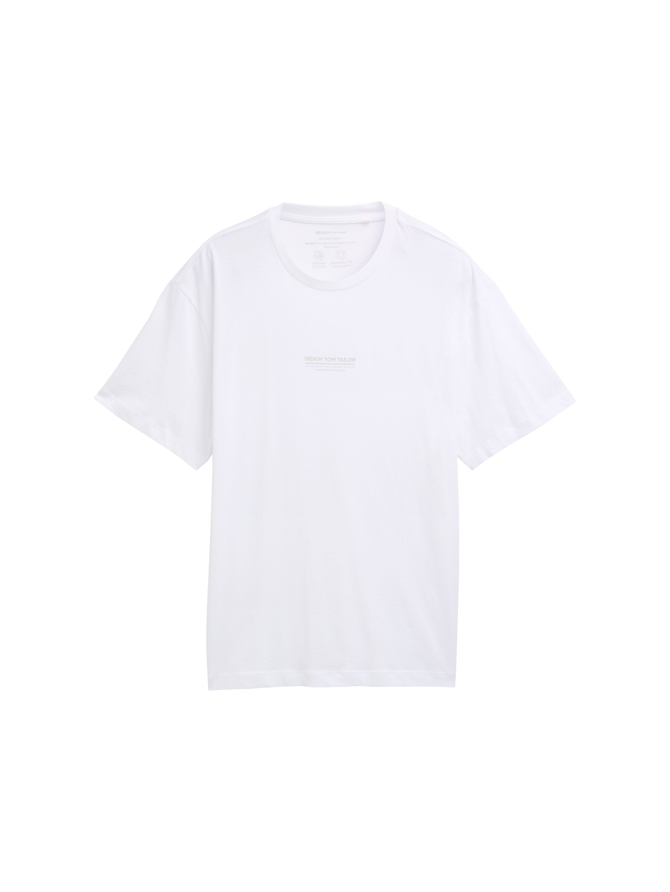 Tom Tailor denim Herren T-Shirts kurz White