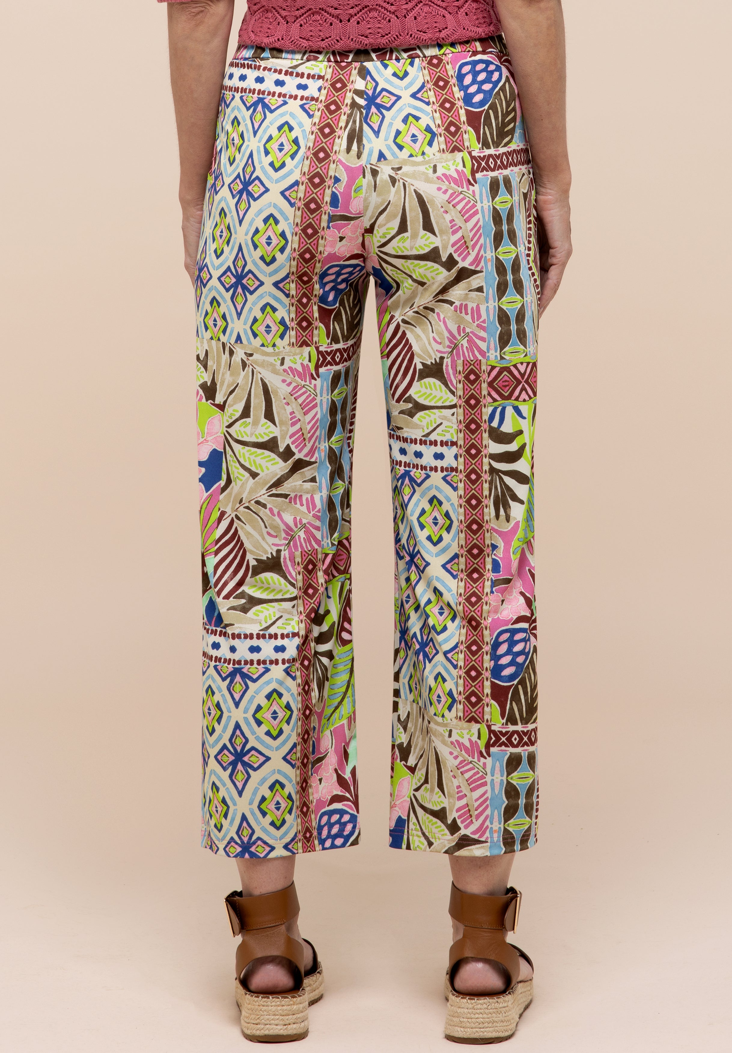 Bianca Damen Hosen Red Mix