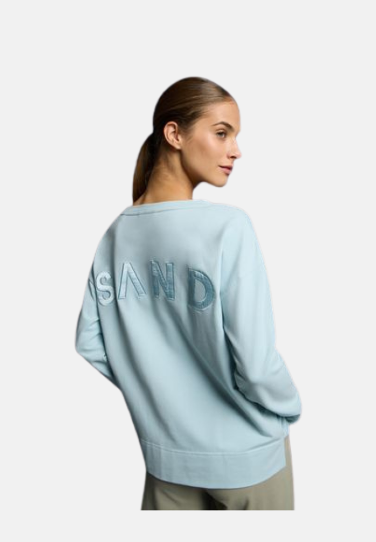 Elbsand Damen Sweatshirts Blue Fog