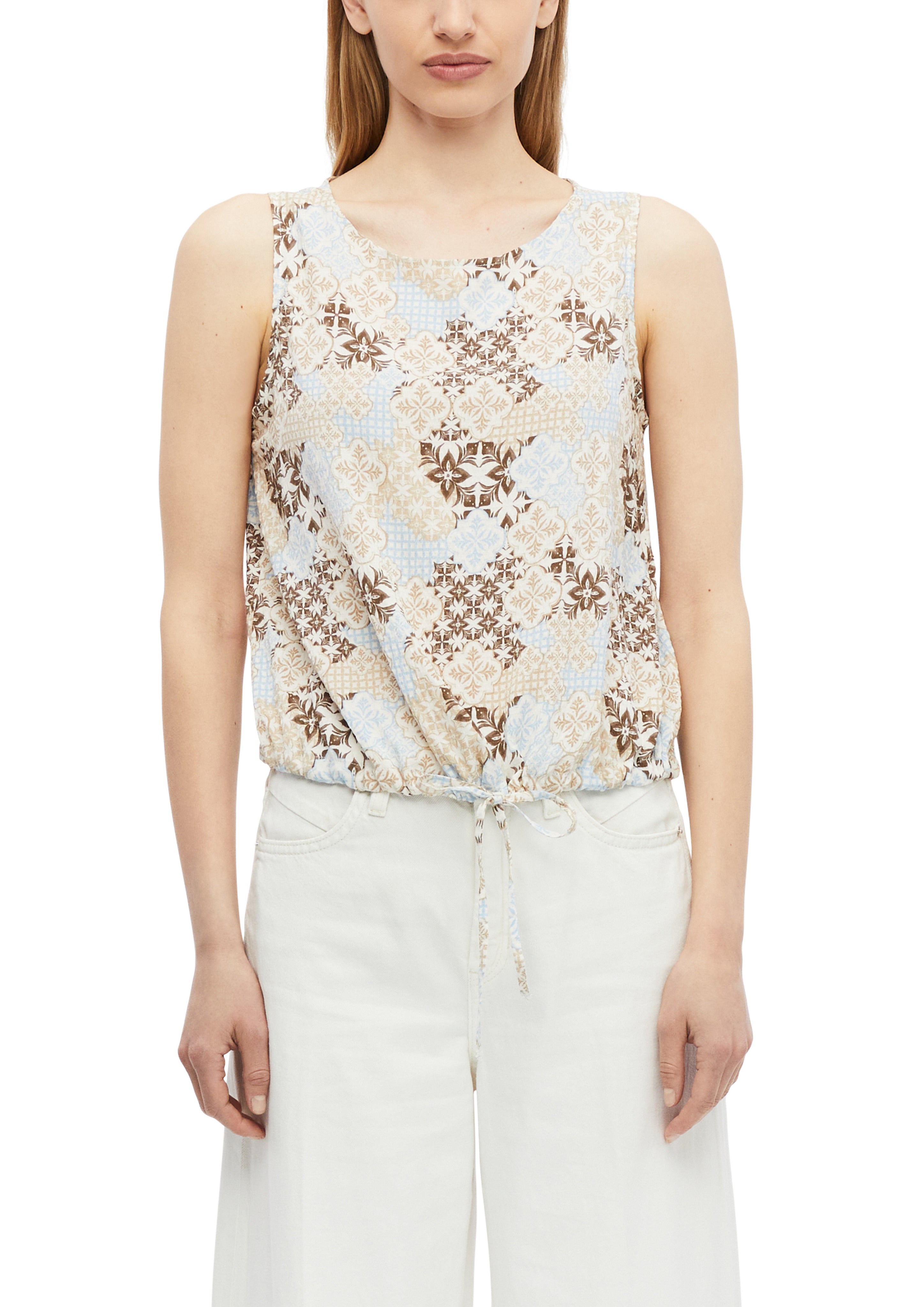 S. Oliver red Damen Blusen Brown