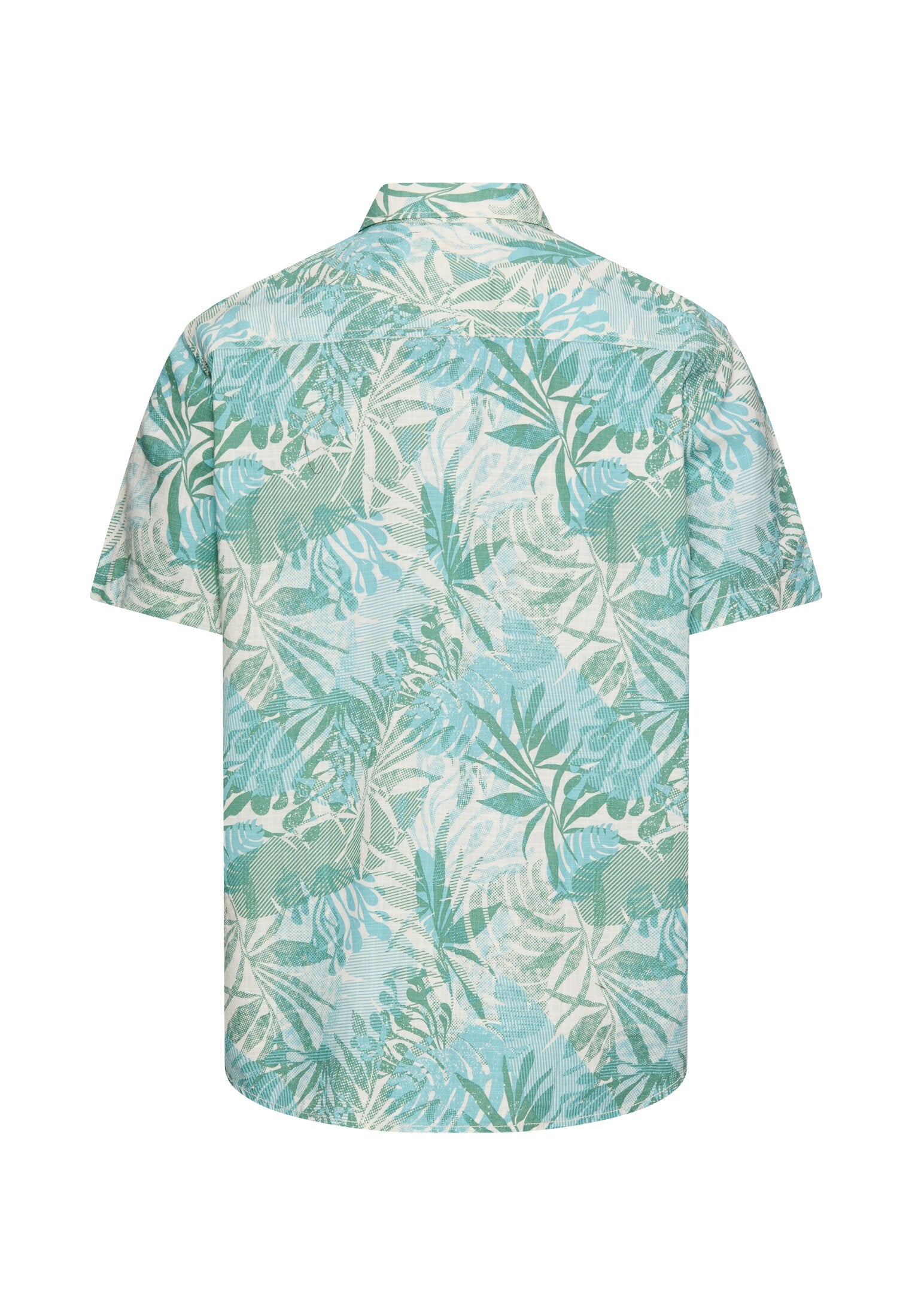Camel active Herren Hemden kurz Lagoon Green