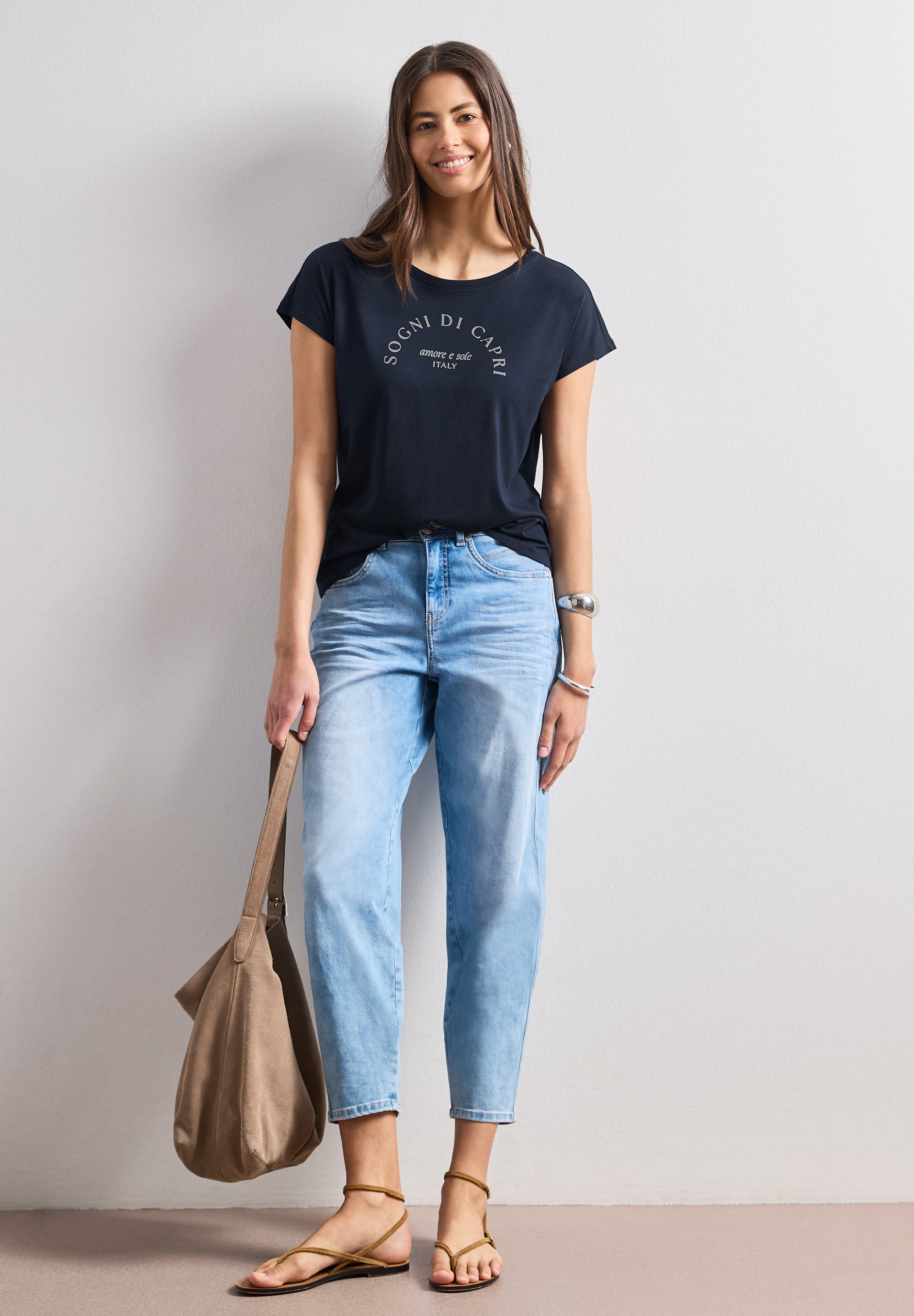 Street One Damen T-Shirts Deep Blue