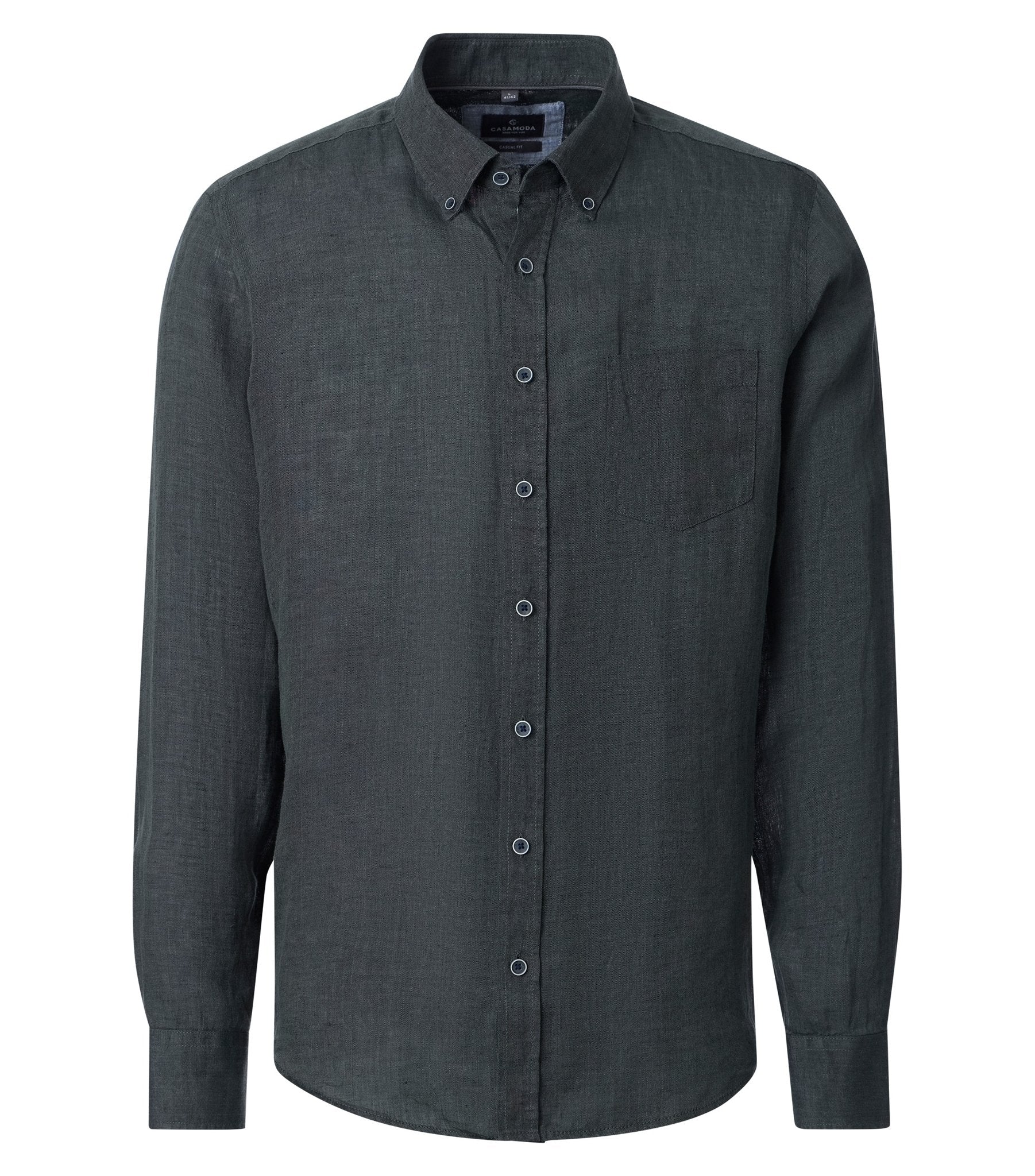 Casa Moda Herren Hemden Gruen