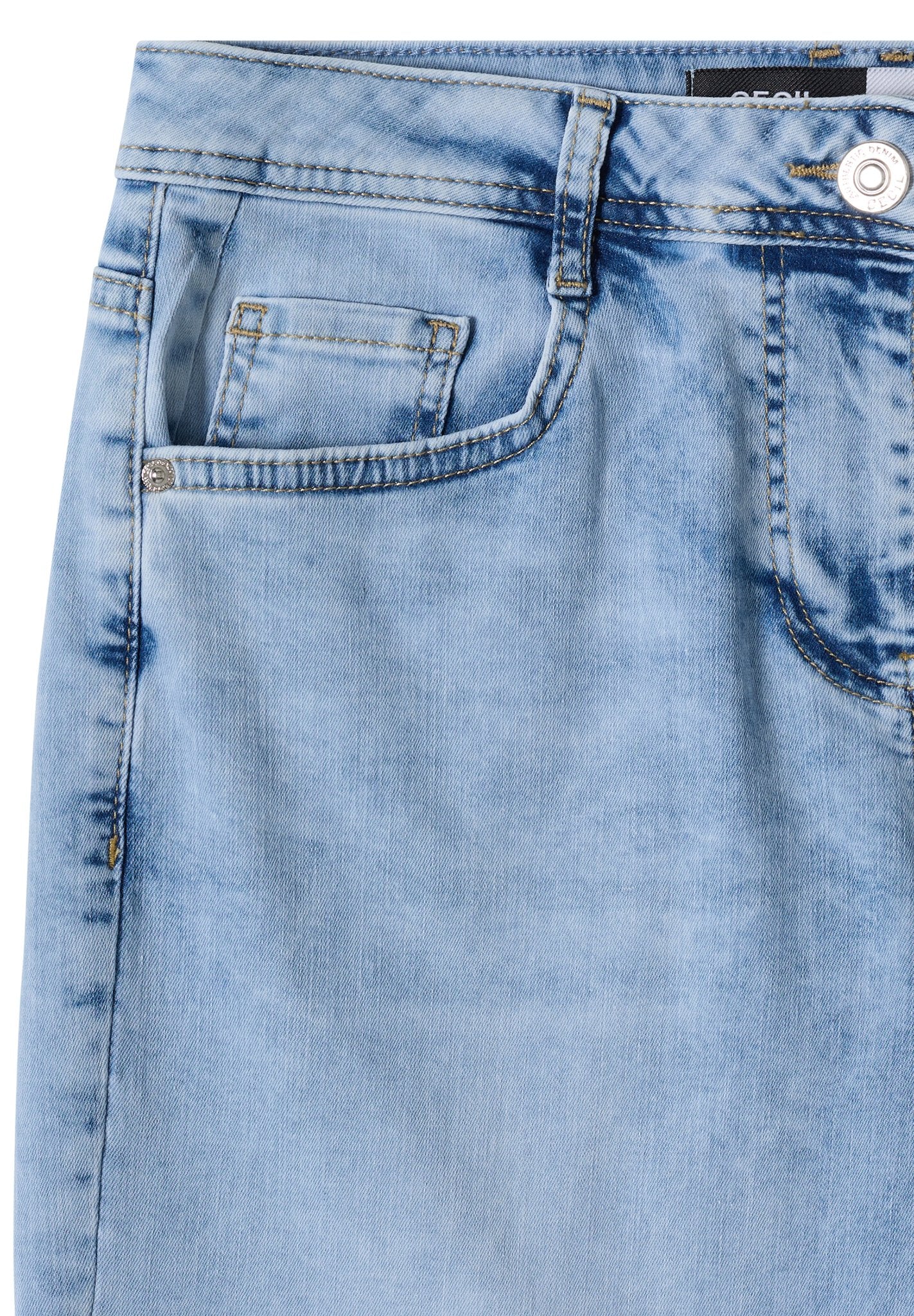 Cecil Damen Hosen Light Blu