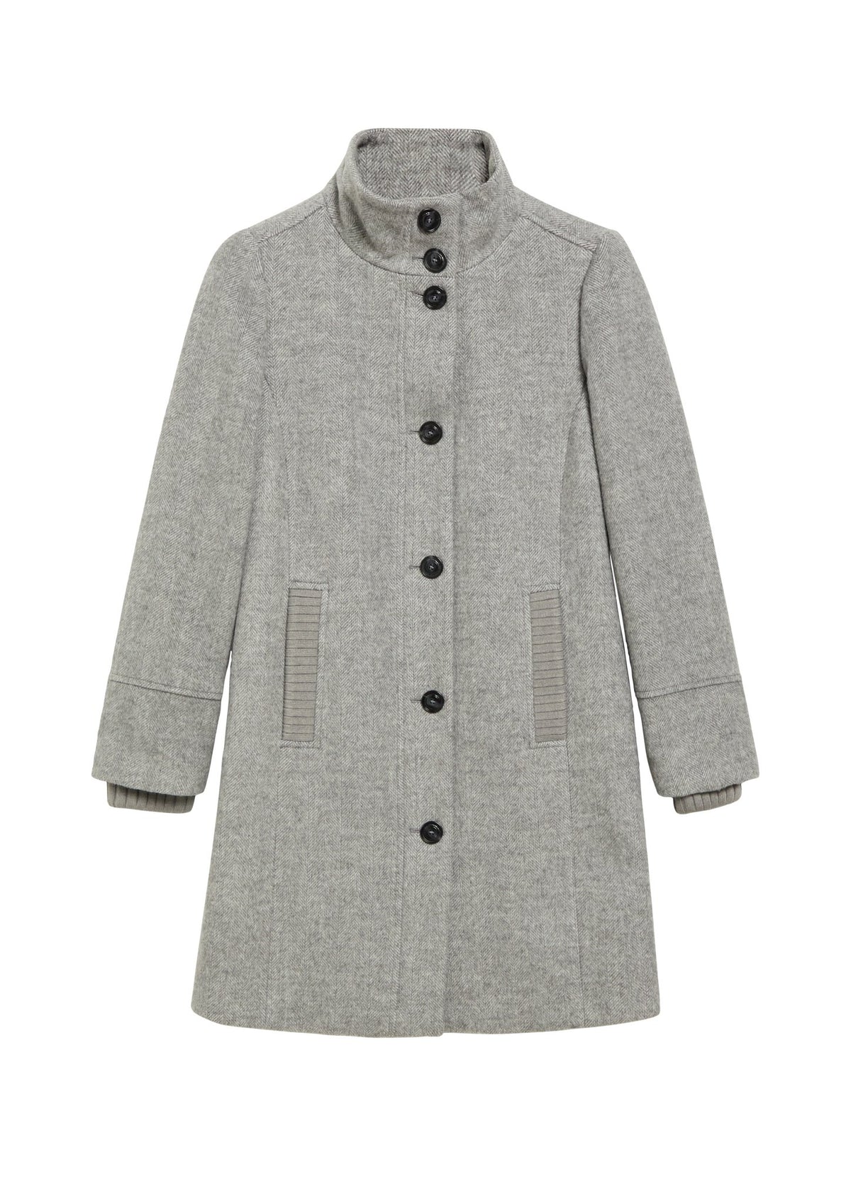 S. Oliver red Damen Mantel Q Grey/Black