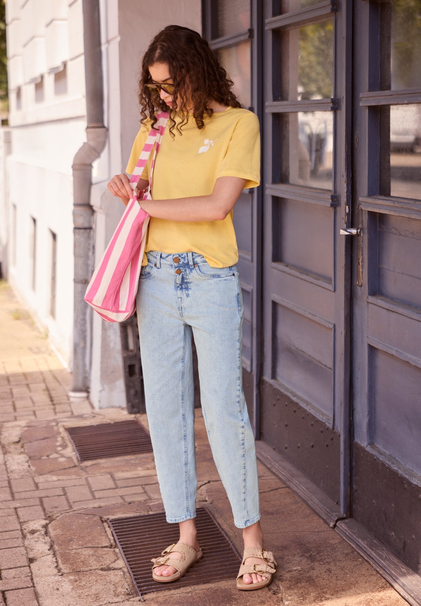 Street One Studio Damen Hosen Bleached