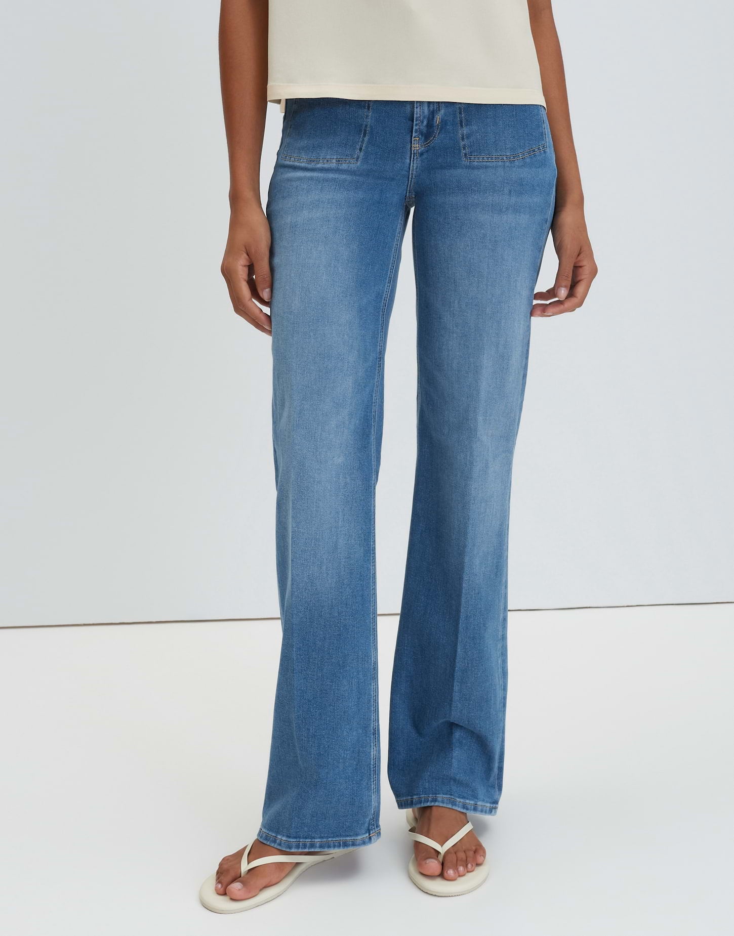 Someday Damen Jeans Mid Ocean Blue