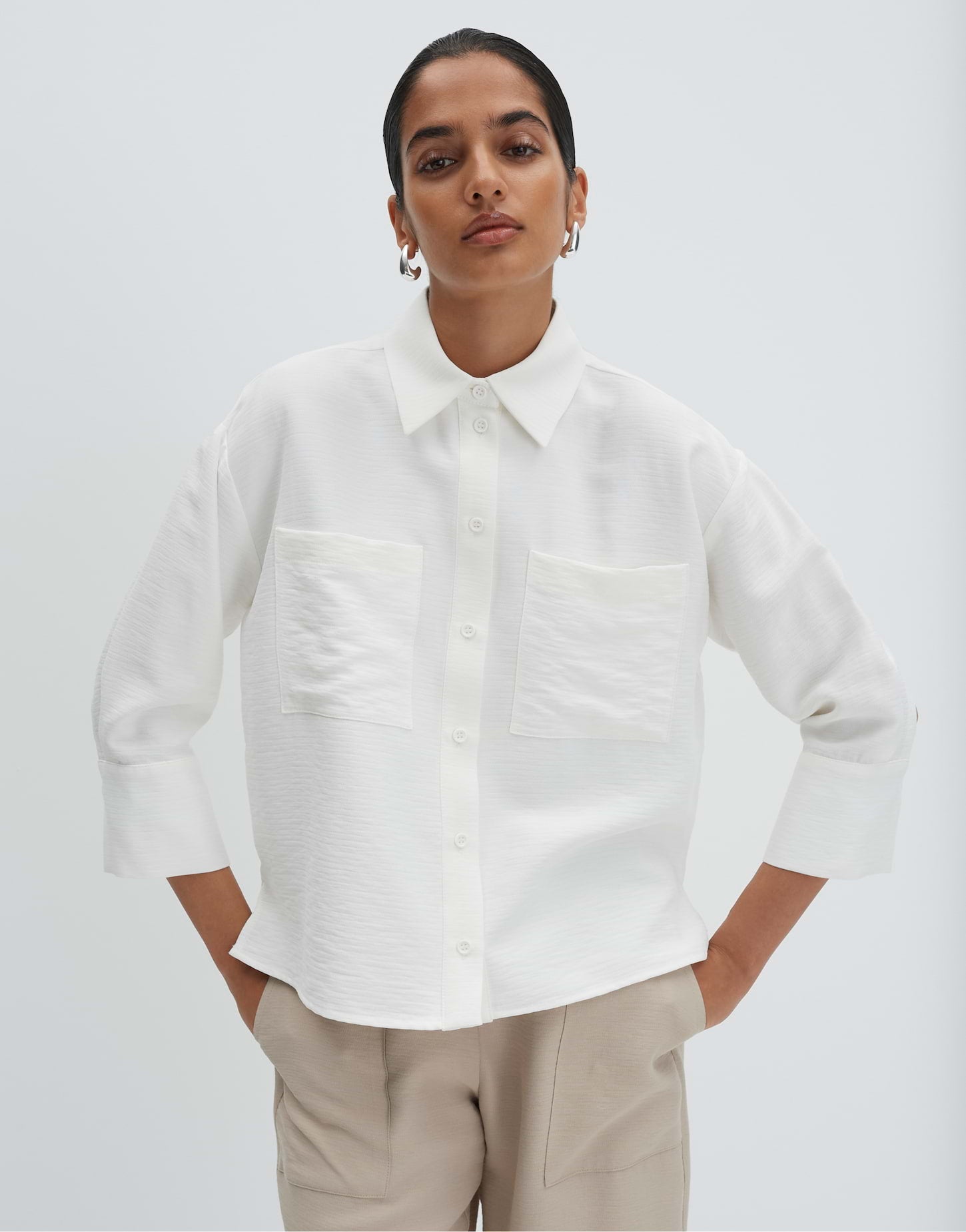 Someday Damen Blusen Milk