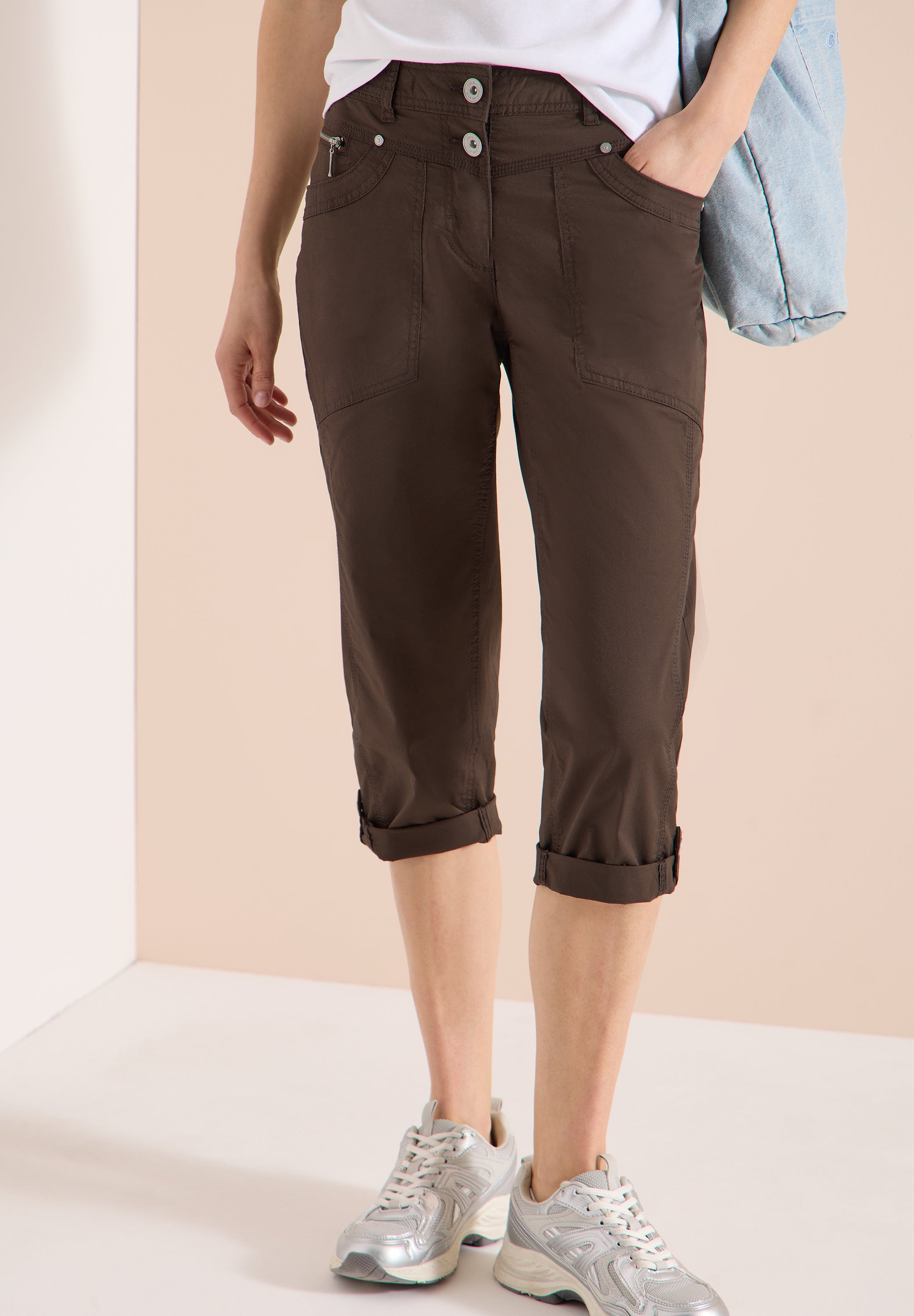 Cecil Damen Hosen Brown Cac