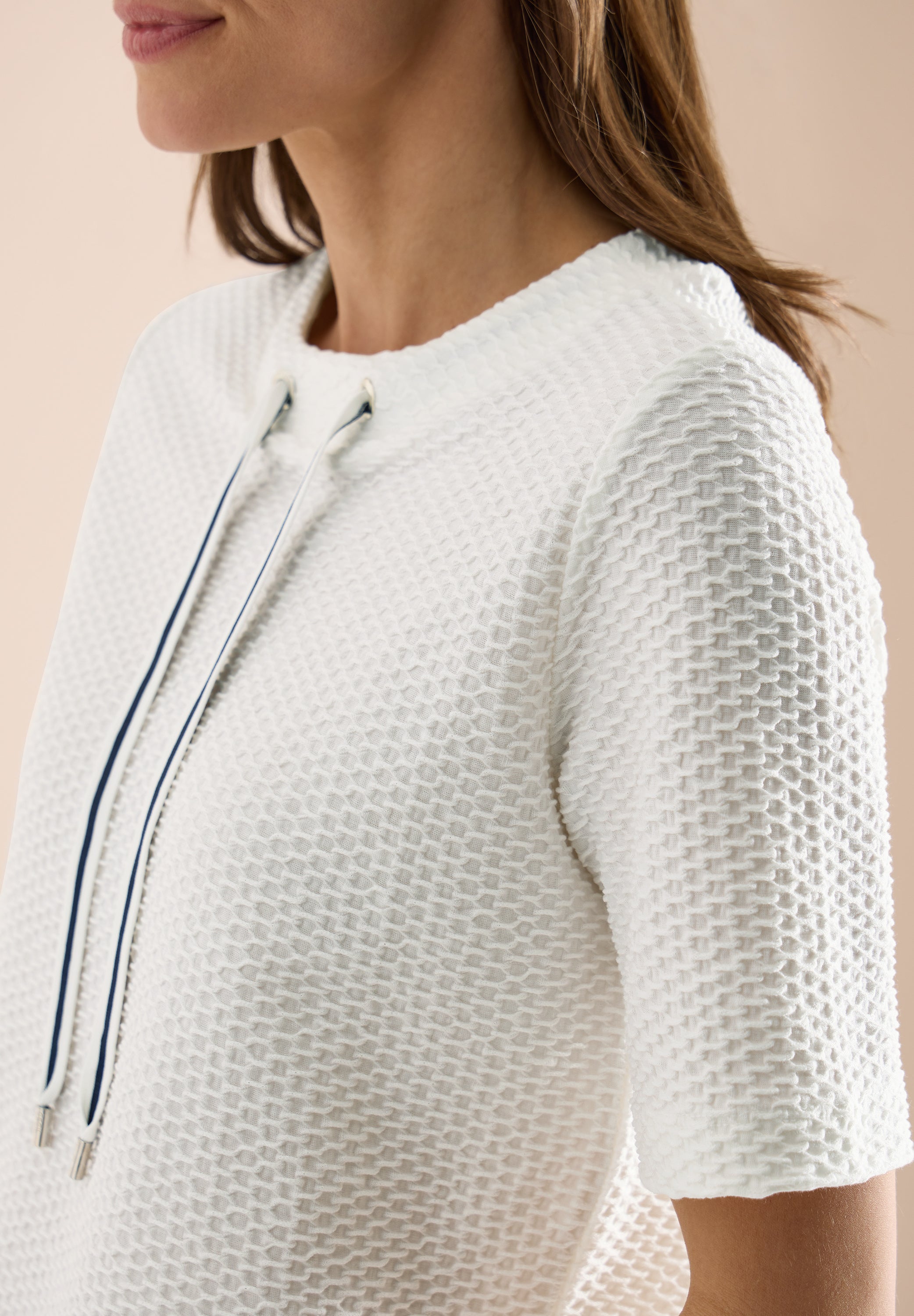 Cecil Damen T-Shirts Vanilla W