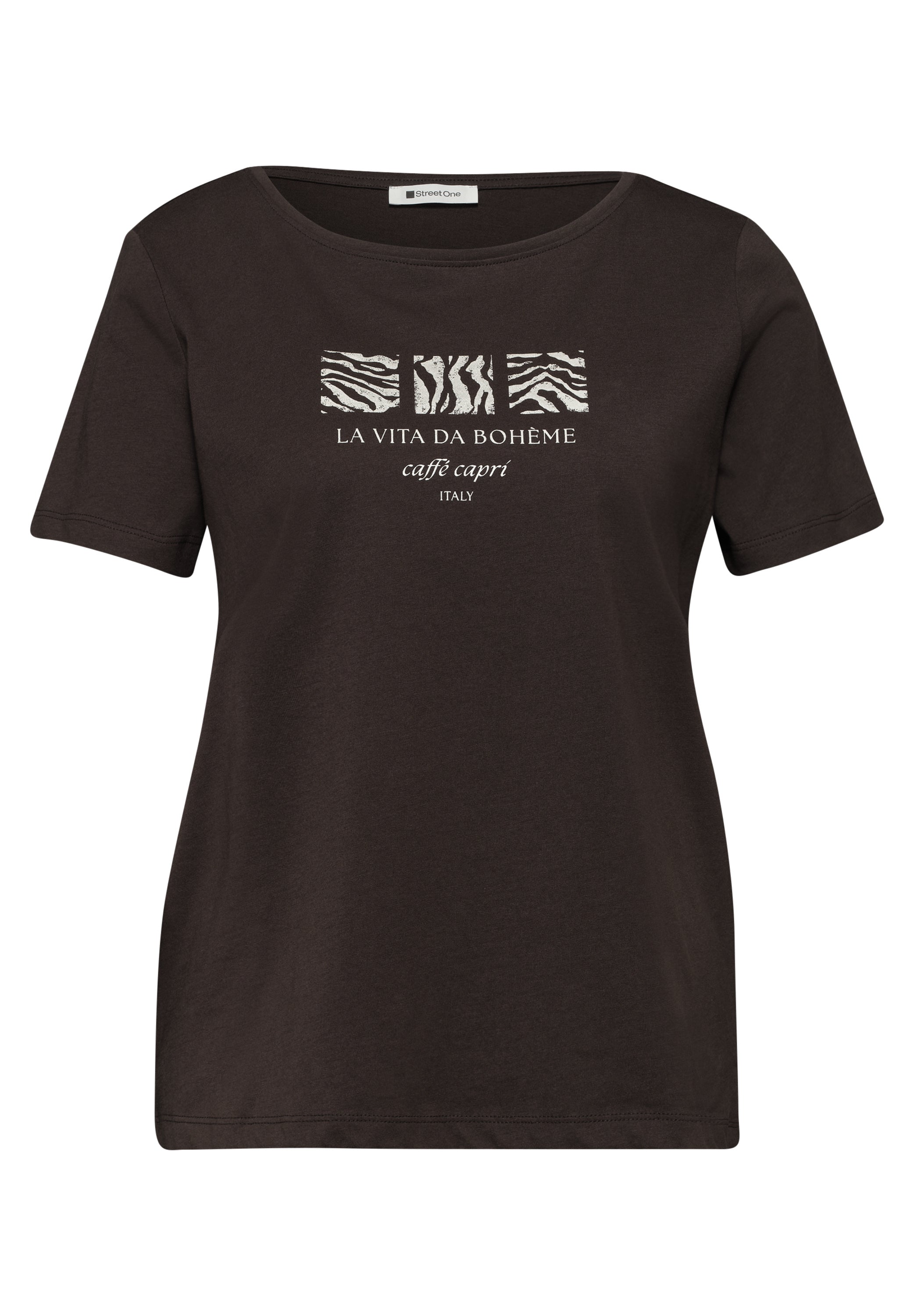 Street One Damen T-Shirts Espresso