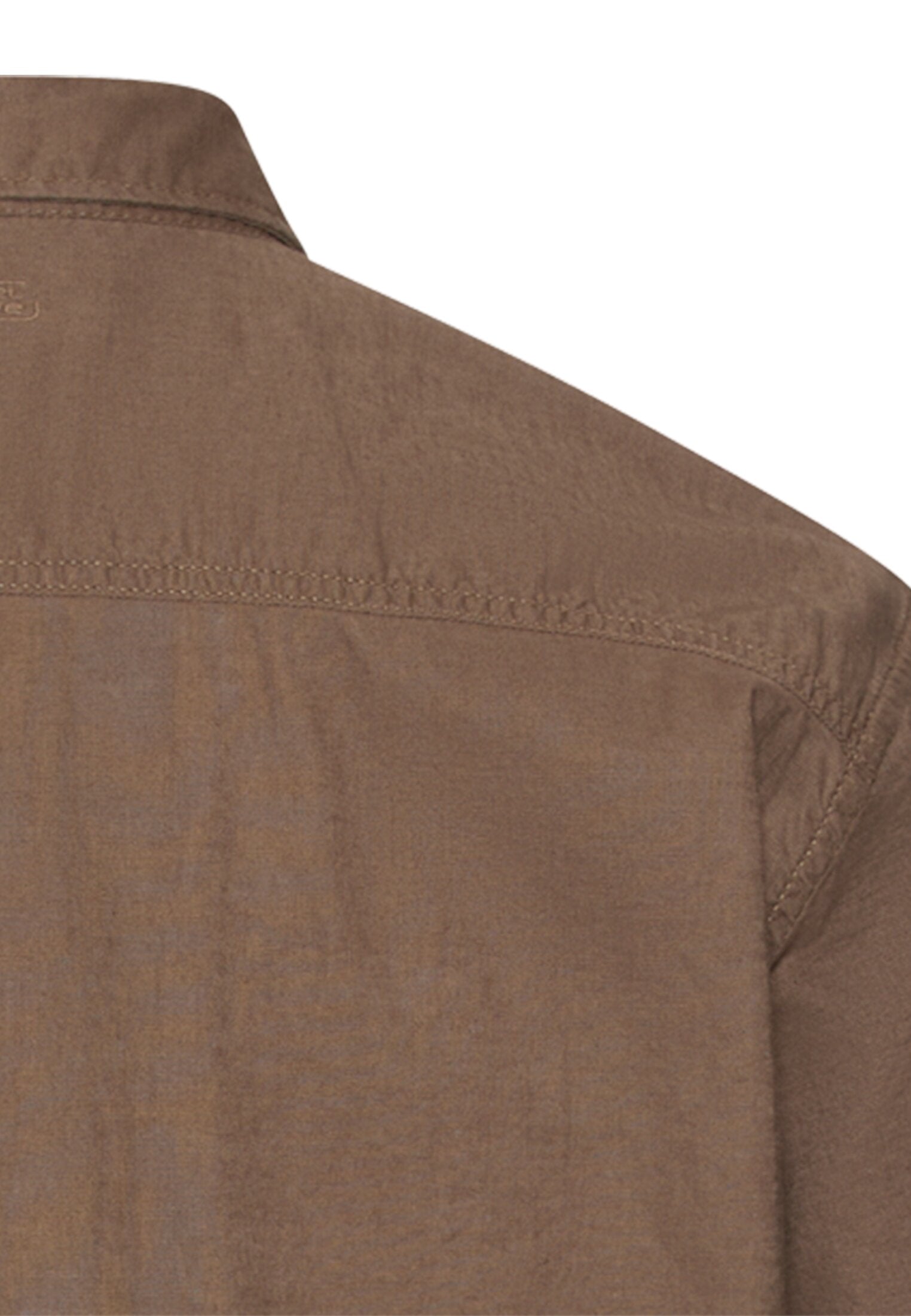 Camel active Herren Hemden kurz Mud Brown