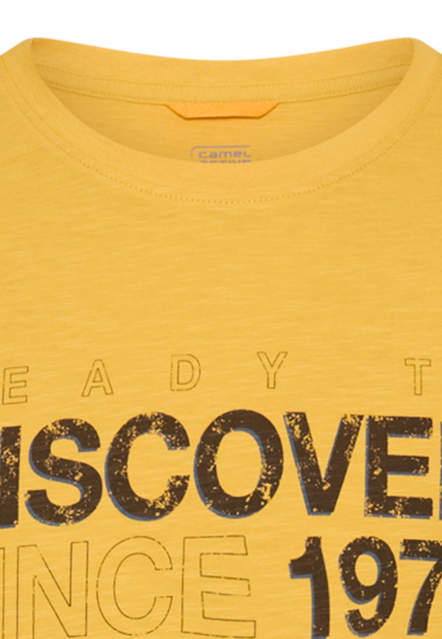 Camel active Herren T-Shirts kurz Sun Yellow