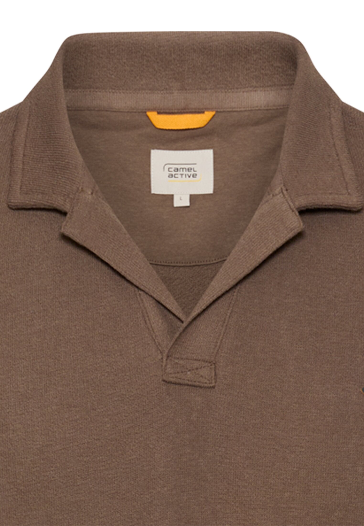 Camel active Herren Polo-Shirts Mud Brown