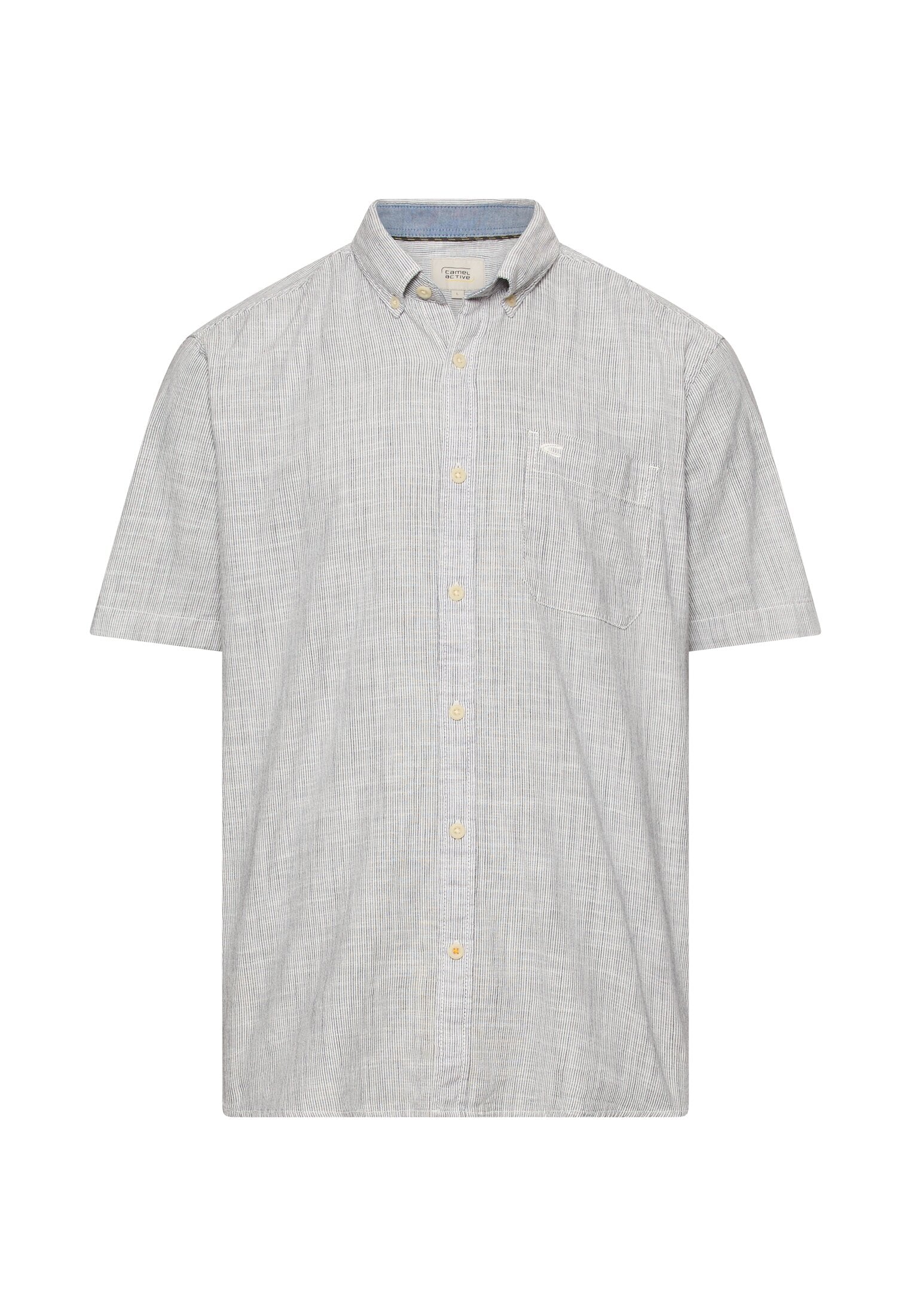 Camel active Herren Hemden kurz Offwhite