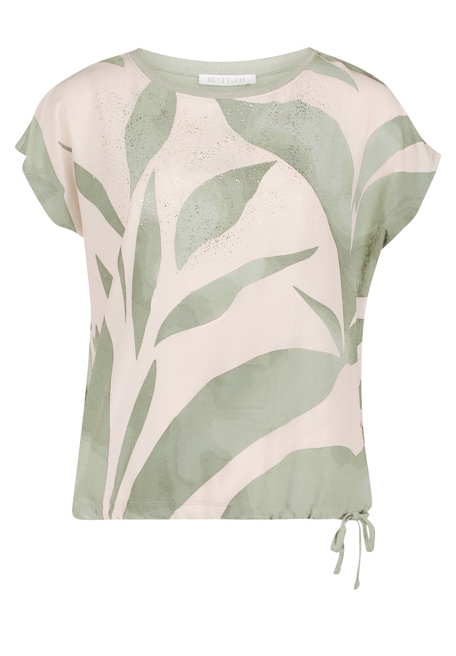 Betty & Co Damen T-Shirts Nature/Green