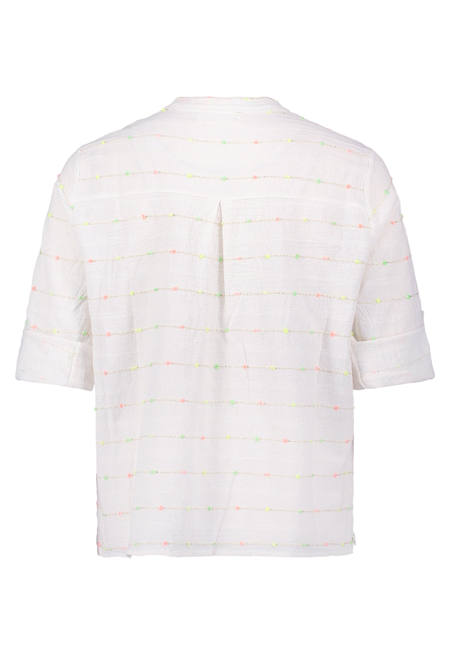 Cartoon Damen Blusen White/Orange