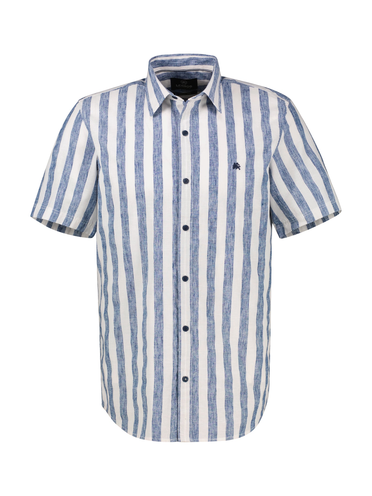 Lerros Herren Hemden kurz True Blue