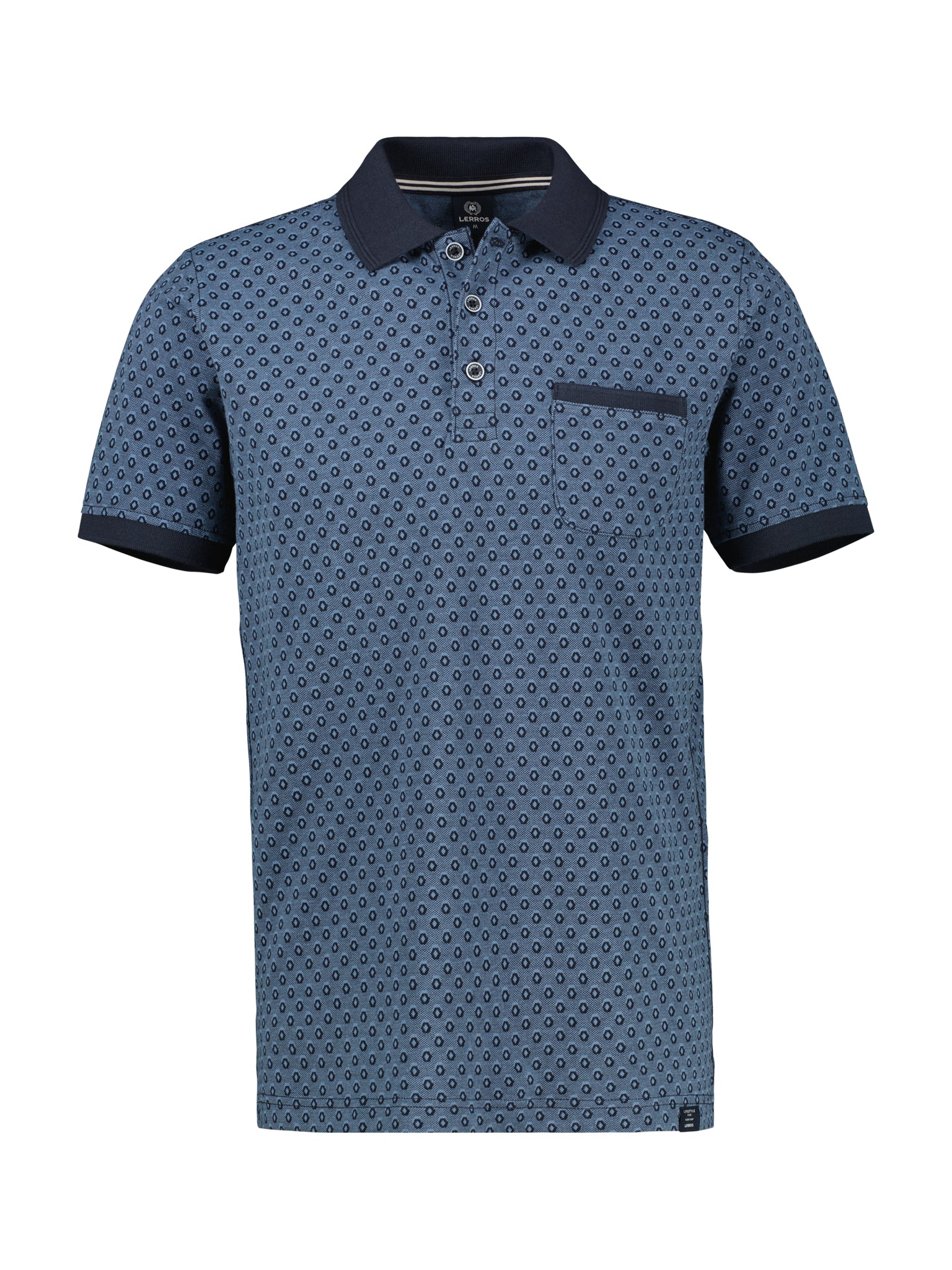 Lerros Herren Polo-Shirts Classic Navy