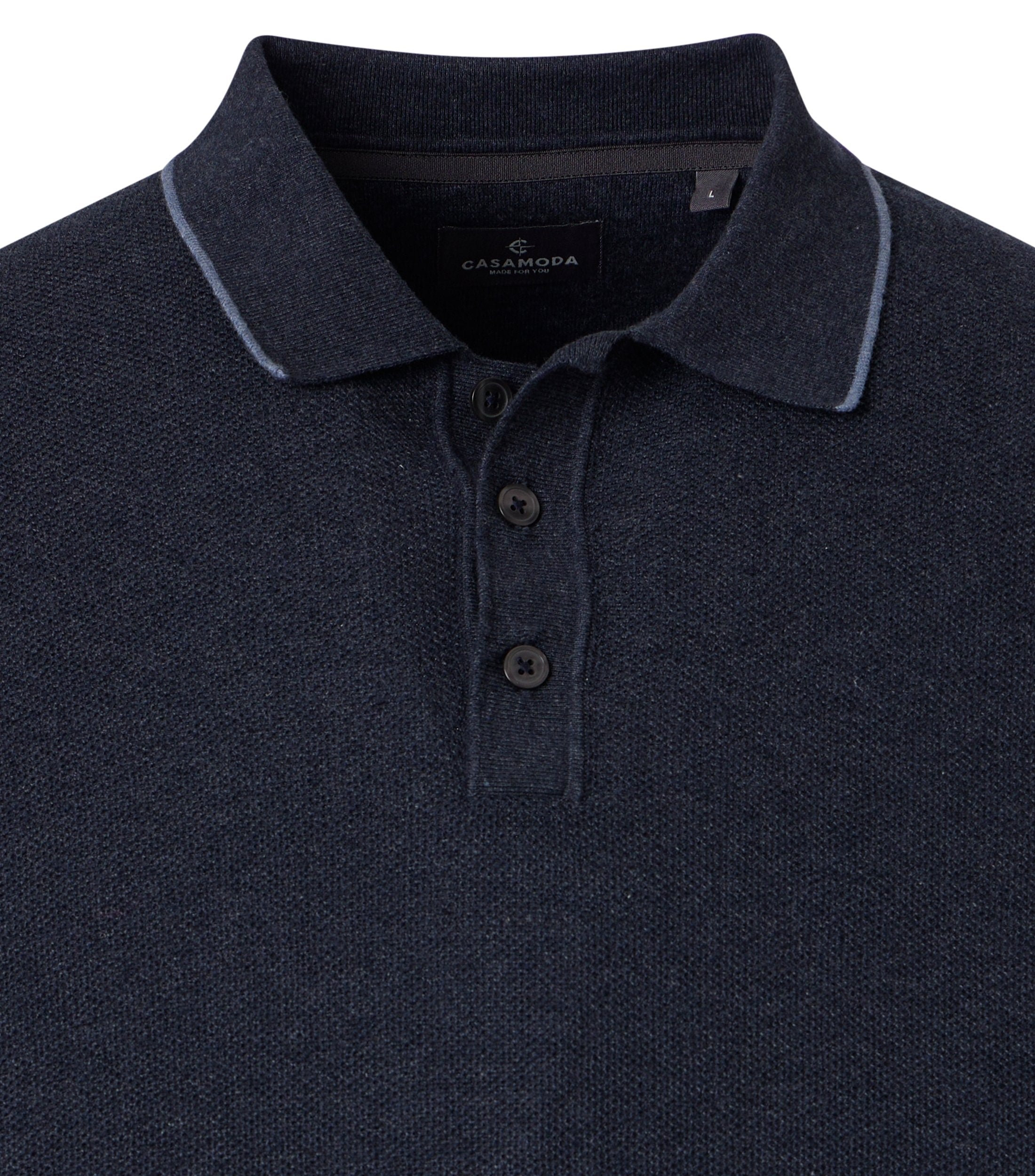 Casa Moda Herren Polo-Shirts Blau