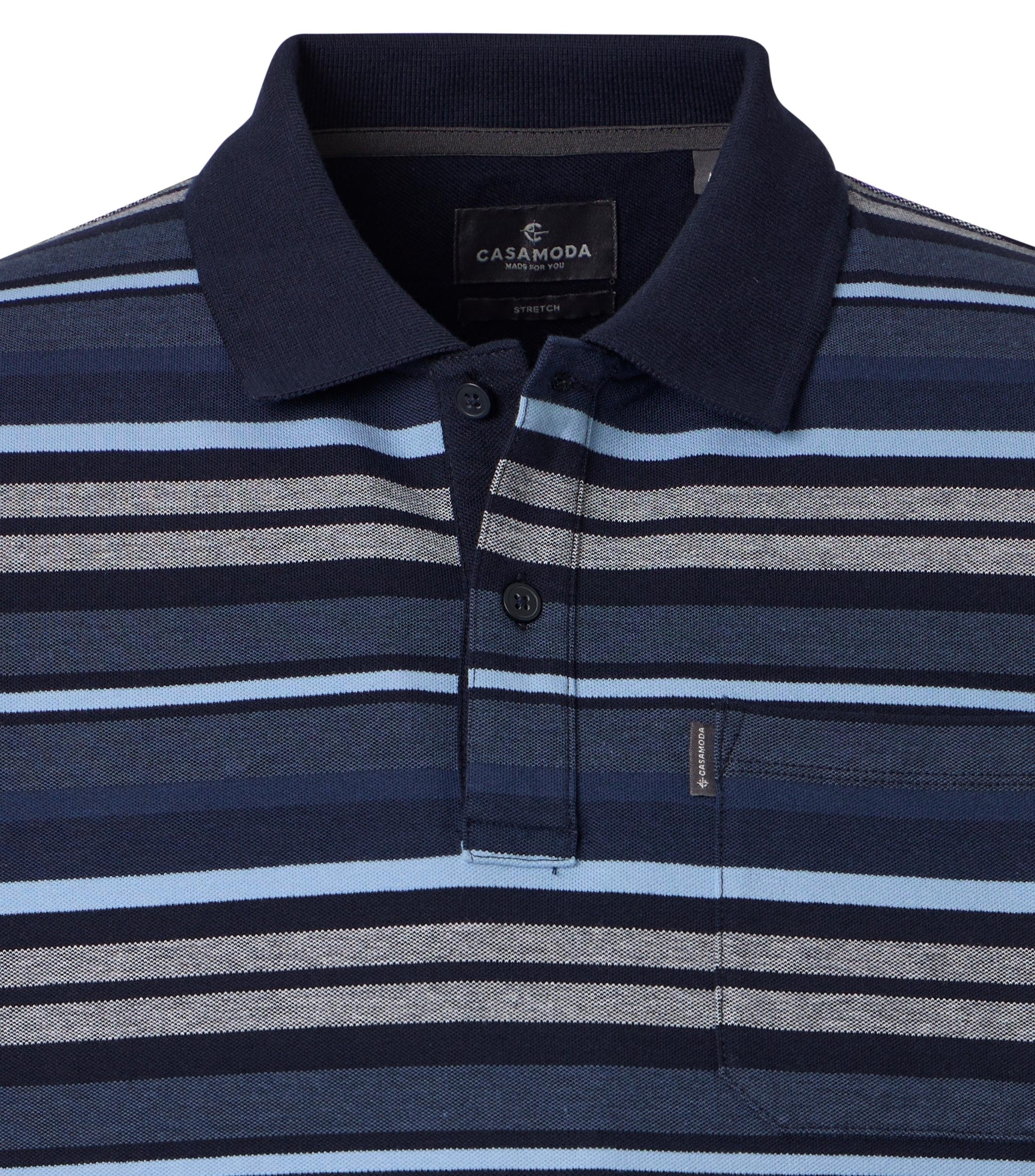 Casa Moda Herren Polo-Shirts Blau