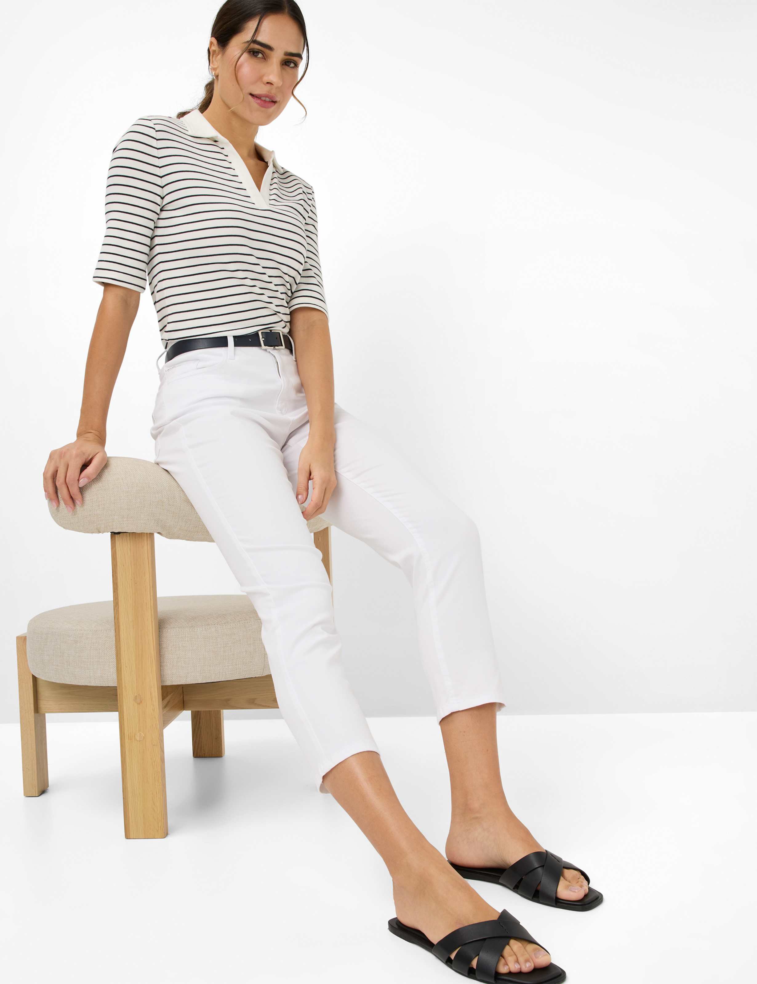 Brax Damen Jeans White