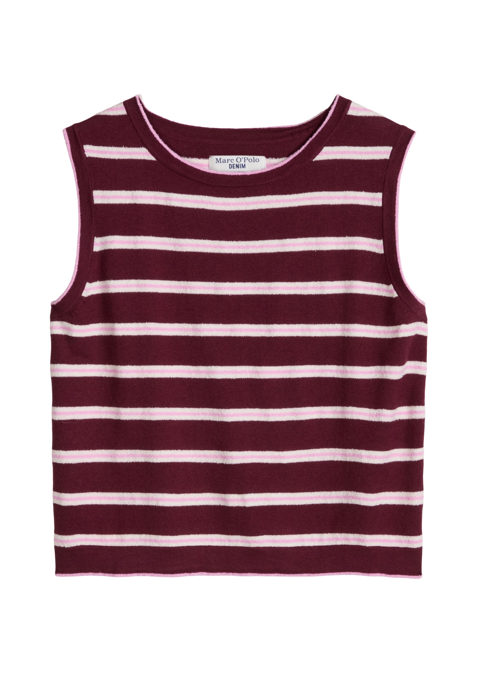 Marc O`Polo denim Damen Pullover Dark Pink_Multi