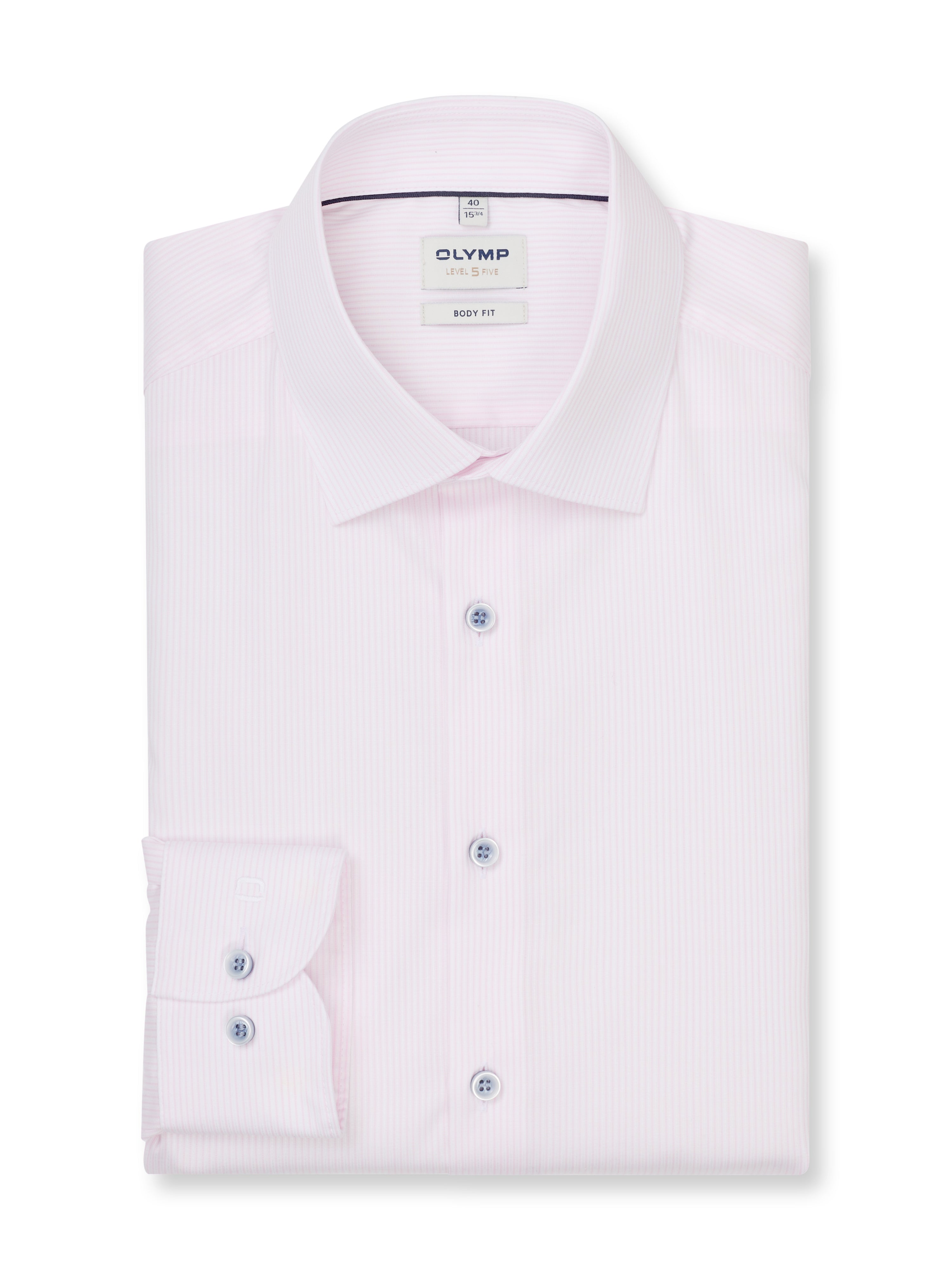 Olymp Herren Hemden lang Pink