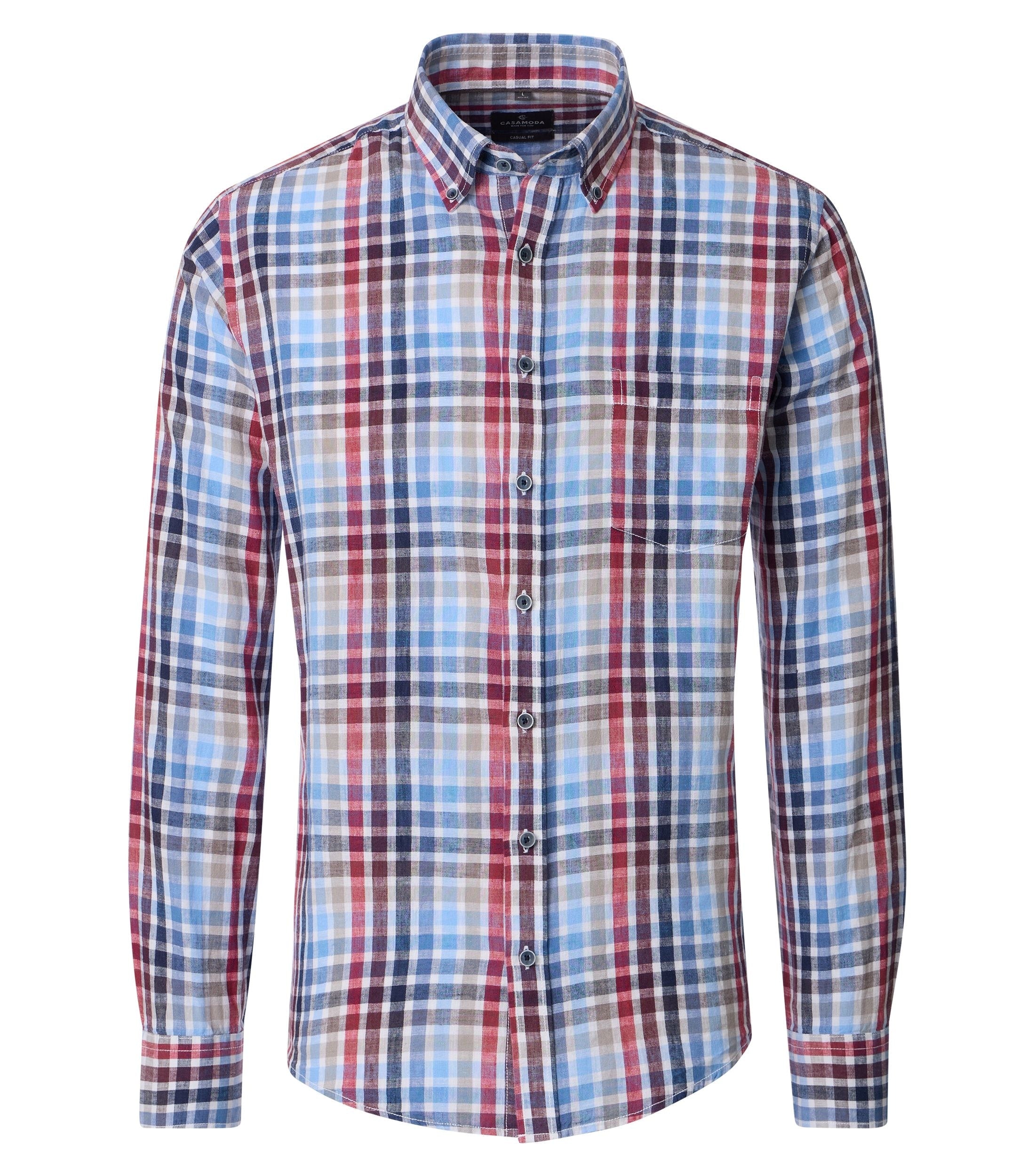 Casa Moda Herren Hemden Rot