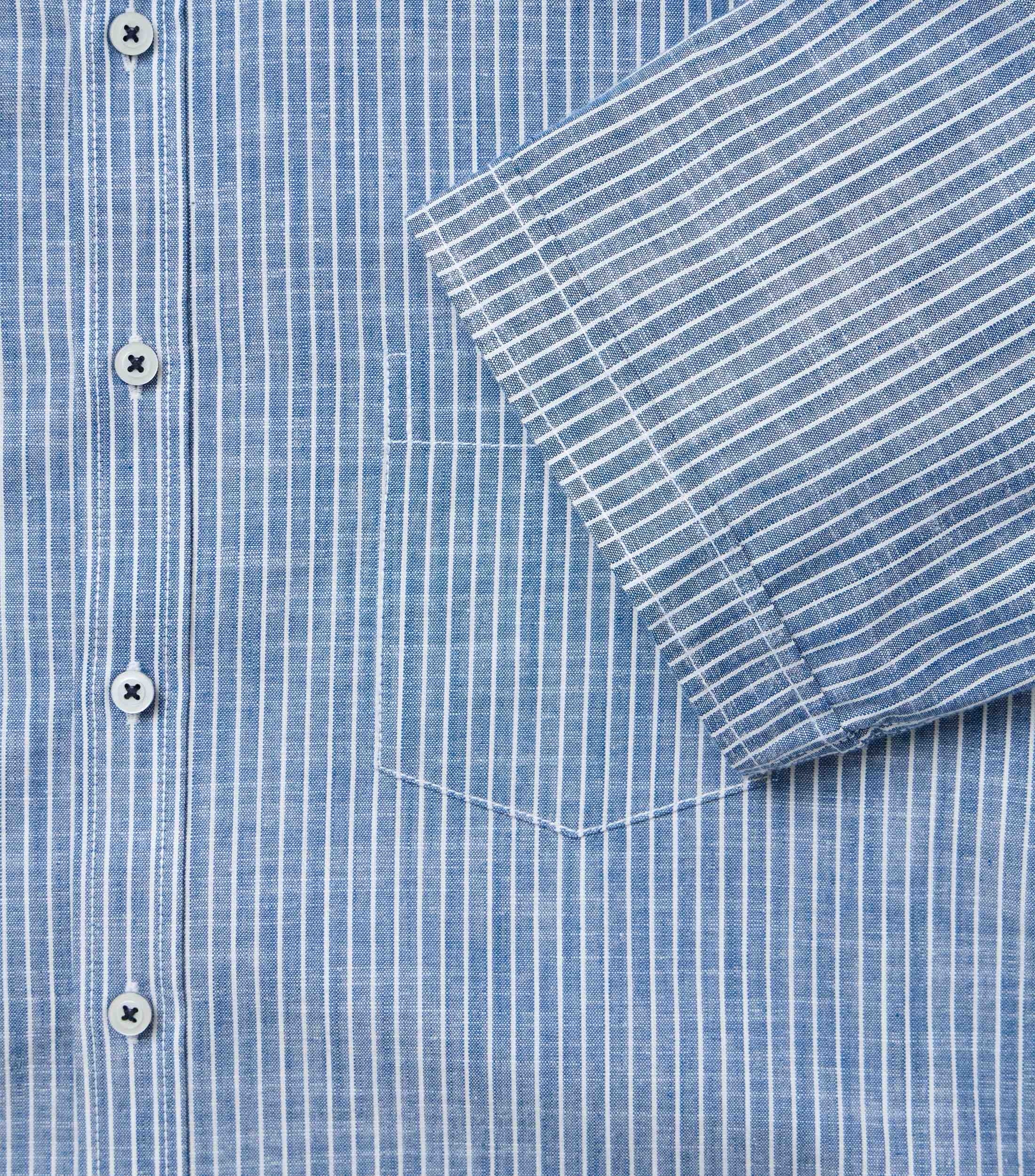 Casa Moda Herren Hemden kurz Blau