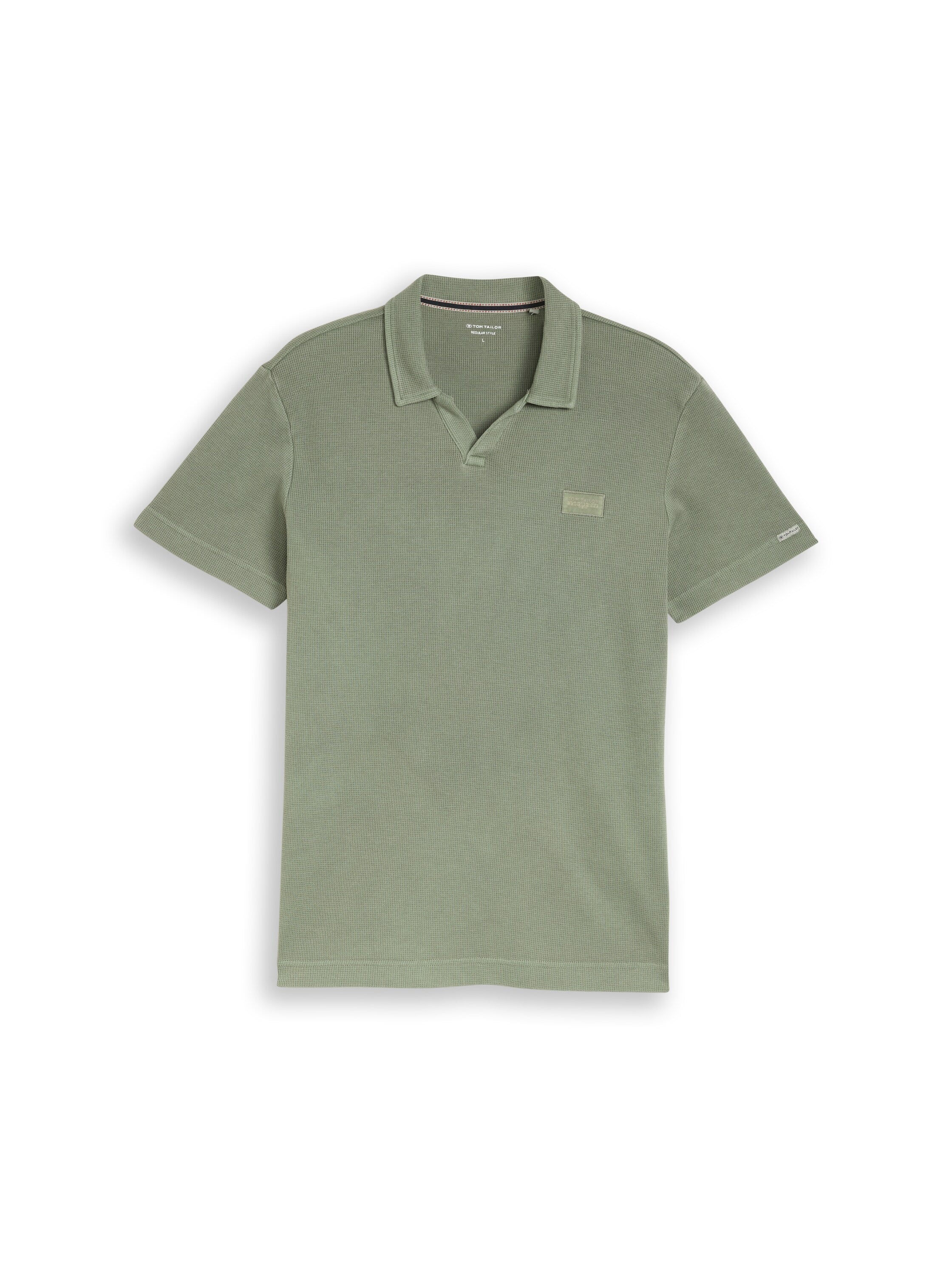 Tom Tailor Herren Polo-Shirts Greyish Shadow