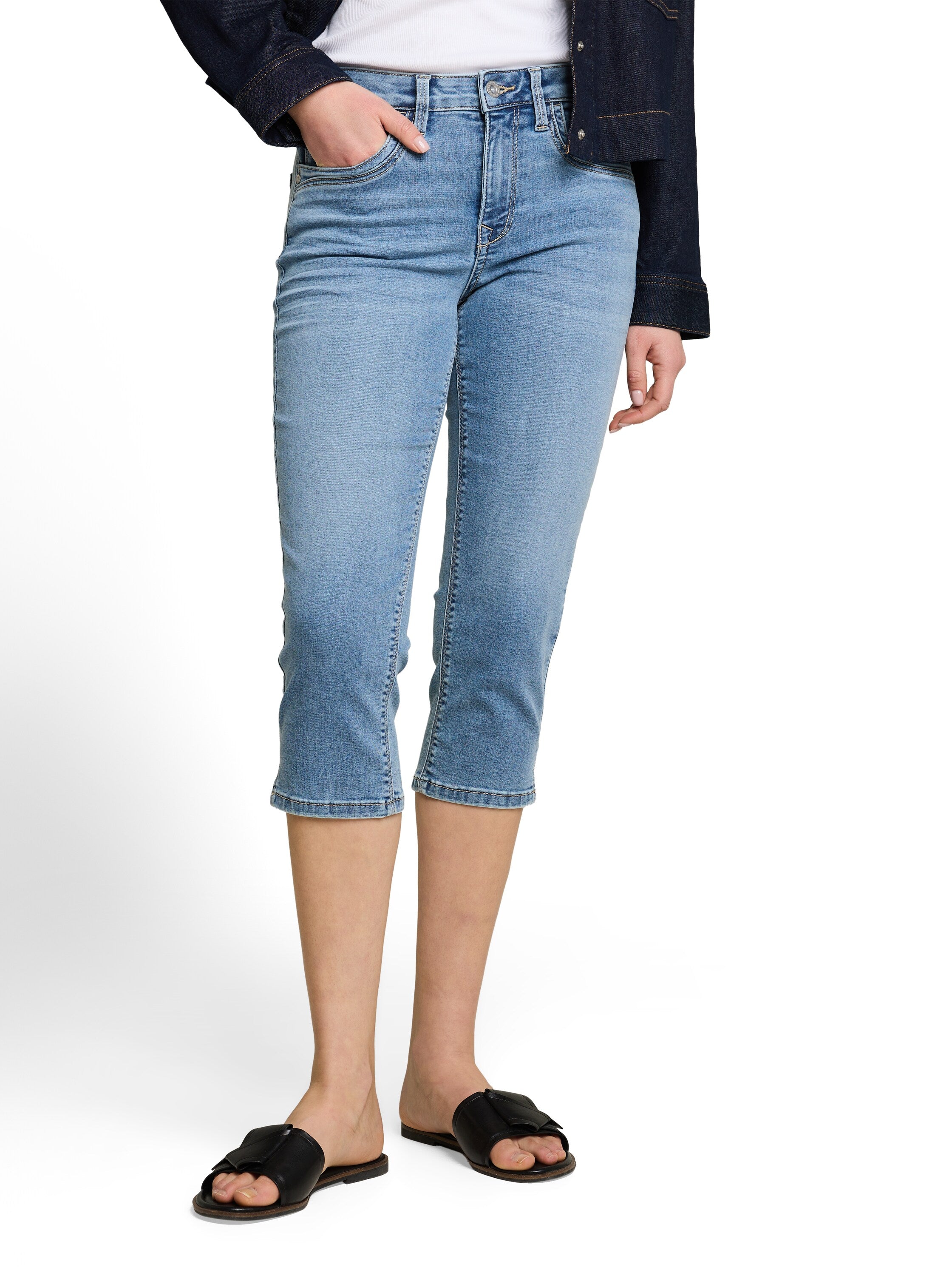Tom Tailor Damen Jeans Clean Light Sto