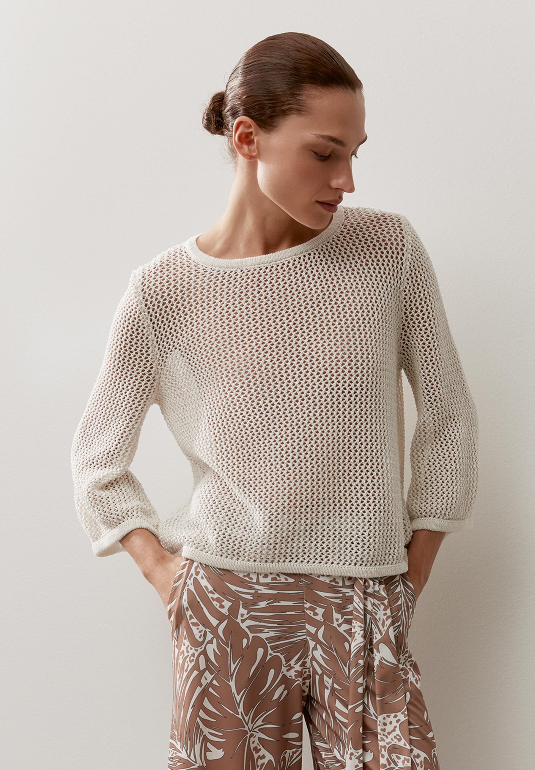 More & More Damen Pullover Soft Vanil