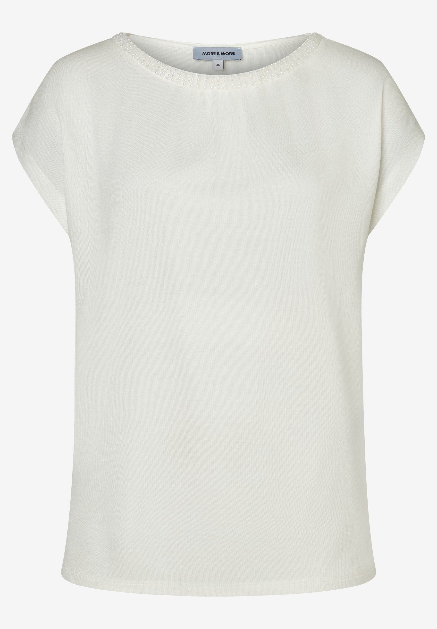 More & More Damen T-Shirts Off White