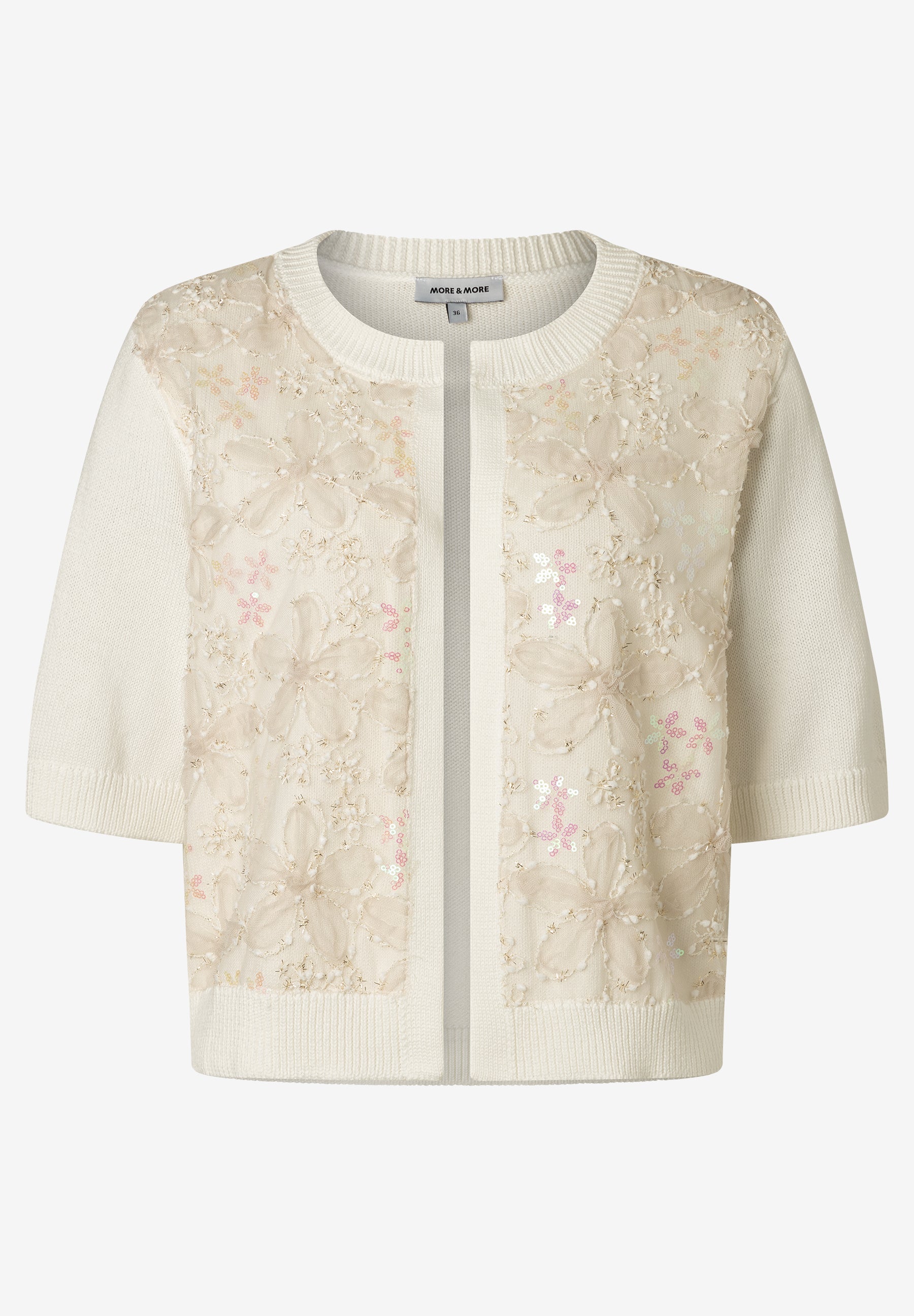 More & More Damen Strickjacken Off White