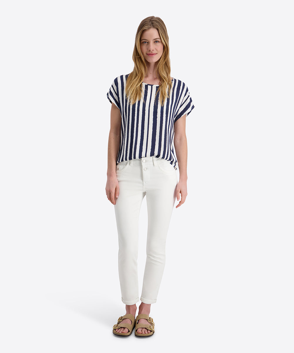 Timezone Damen Hosen Pure Whit