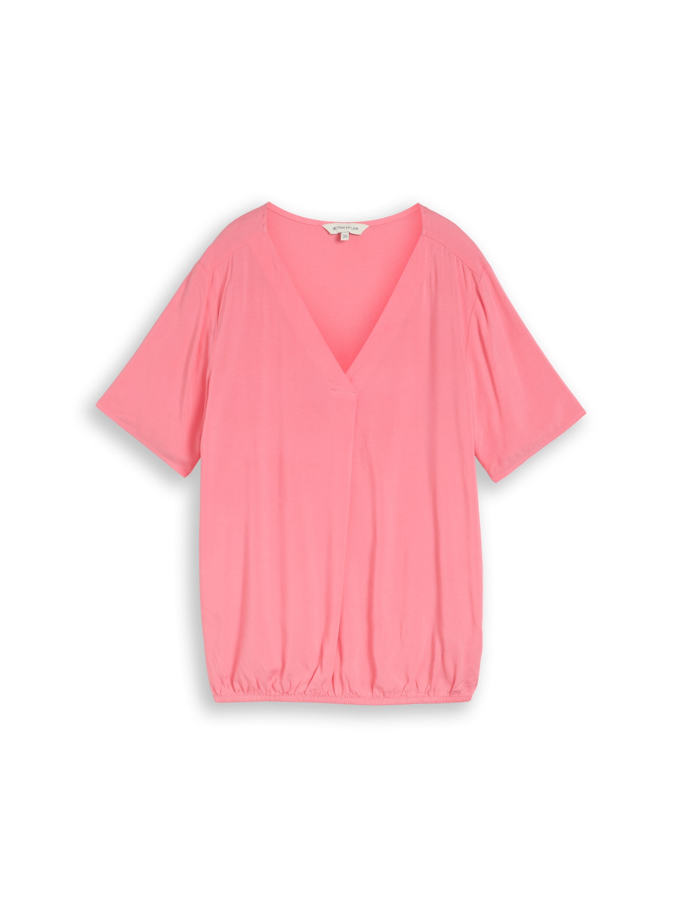 Tom Tailor Damen Blusen kurz Soft Fuchsia Pi
