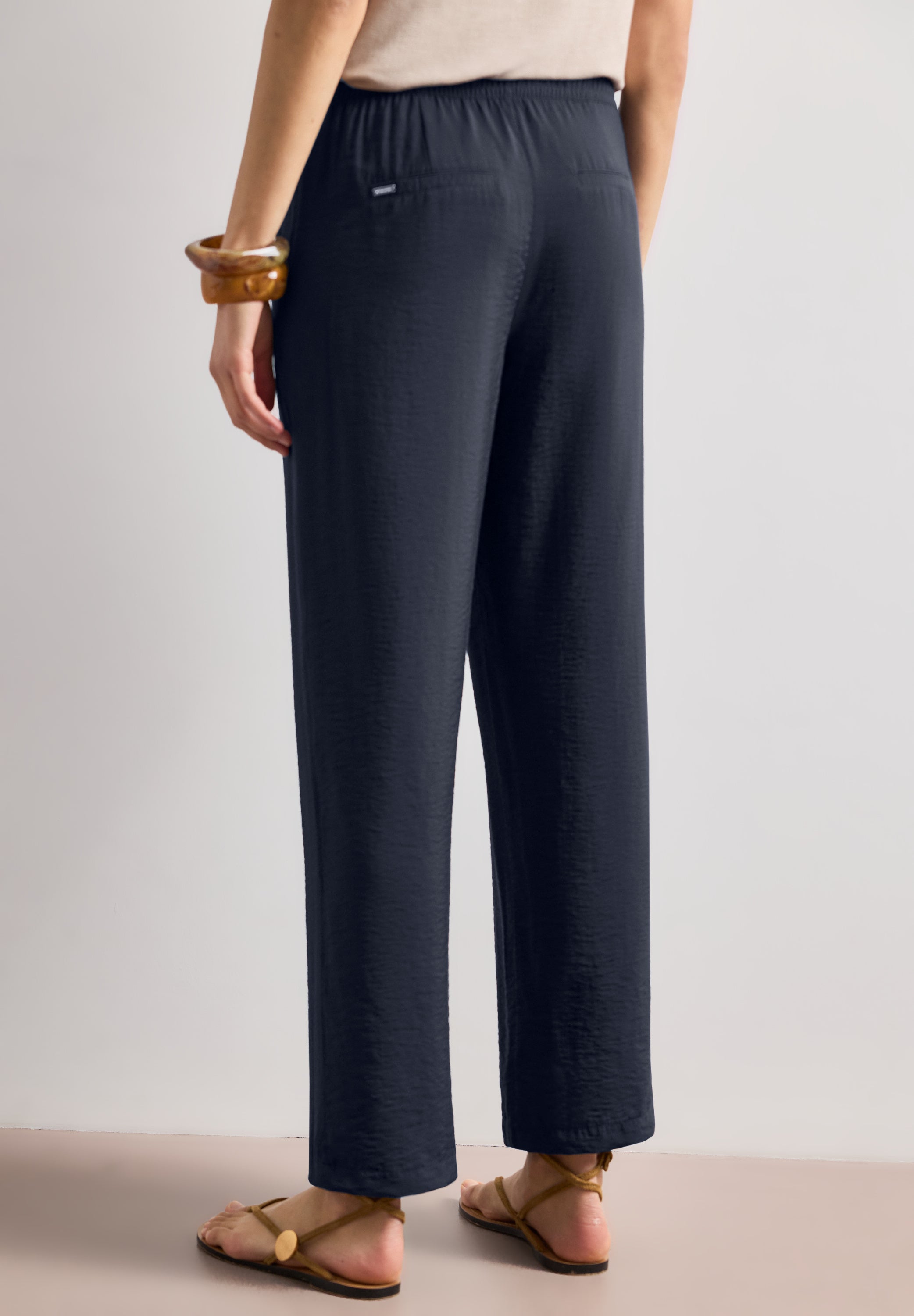 Street One Damen Hosen Deep Blue