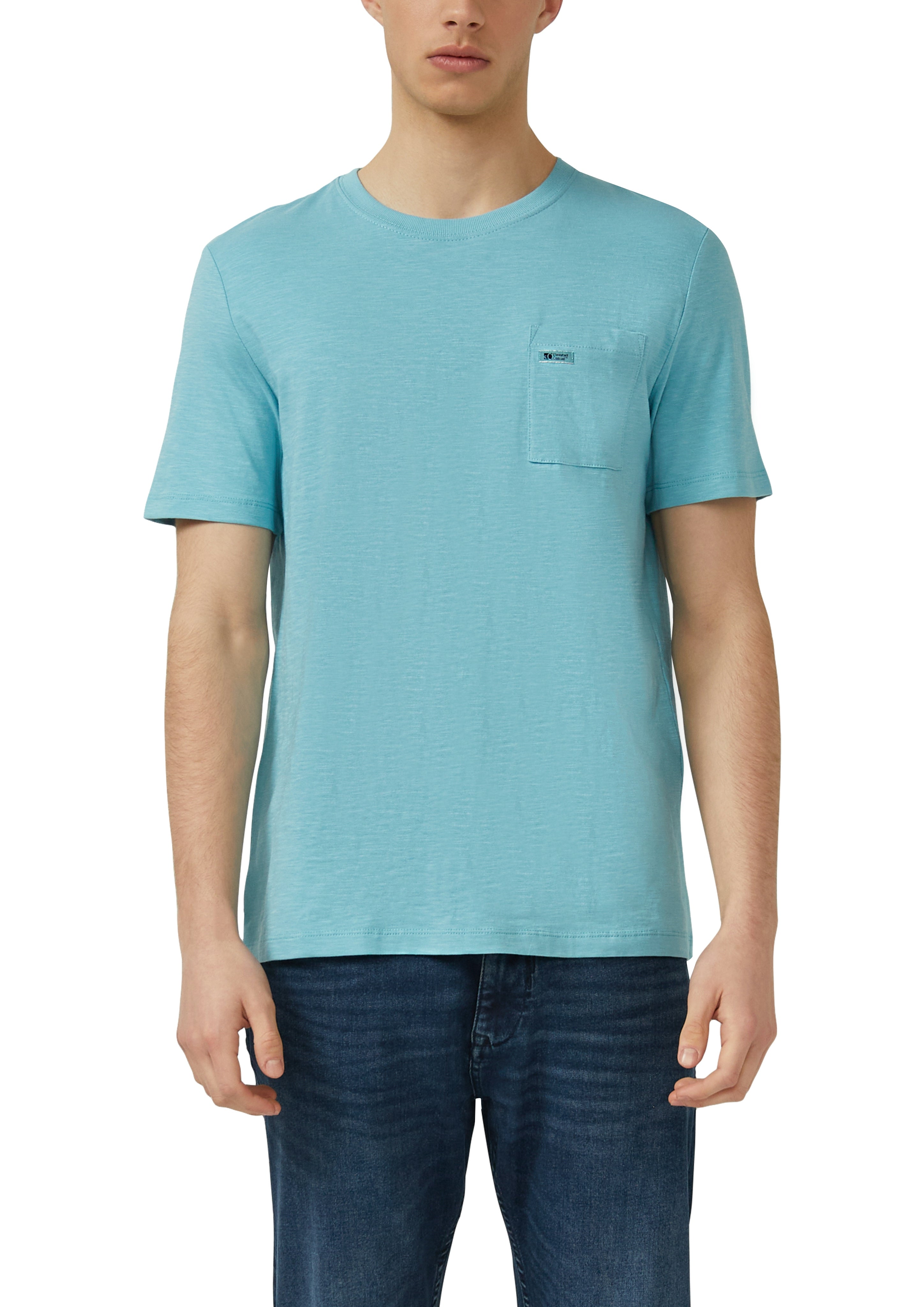 S. Oliver red Herren T-Shirts kurz Blue Green